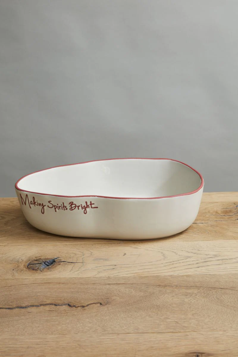 Evergreen Serving Dish 14" x 8" x 3.75" By Accent Decor - Image 2