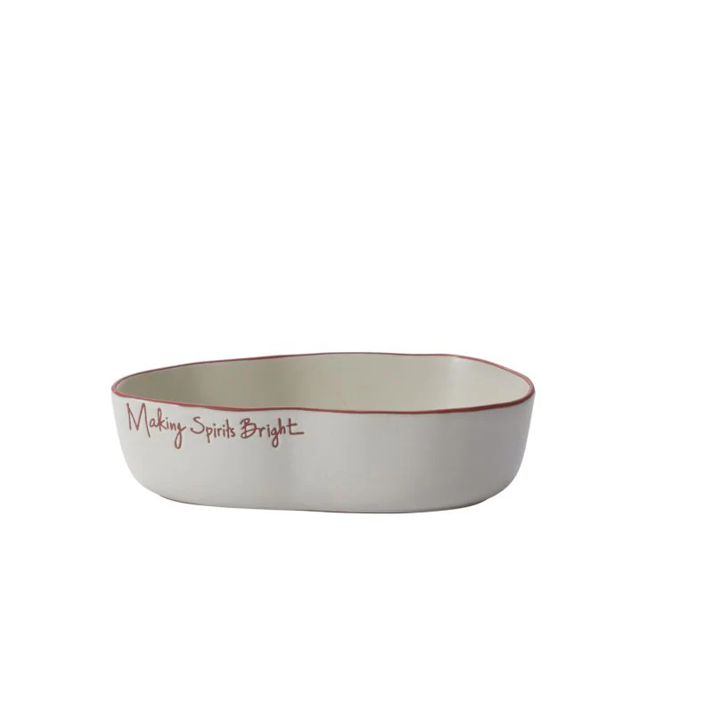 Evergreen Serving Dish 14" x 8" x 3.75" By Accent Decor - Image 3