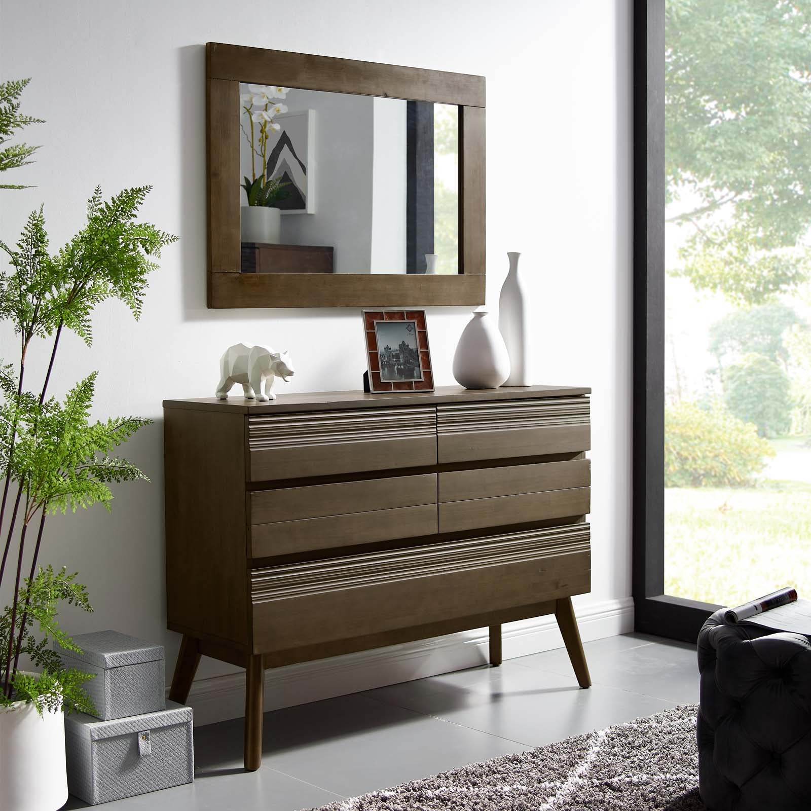 Everly Wood Frame Mirror By Modway - MOD-6071 - Image 4