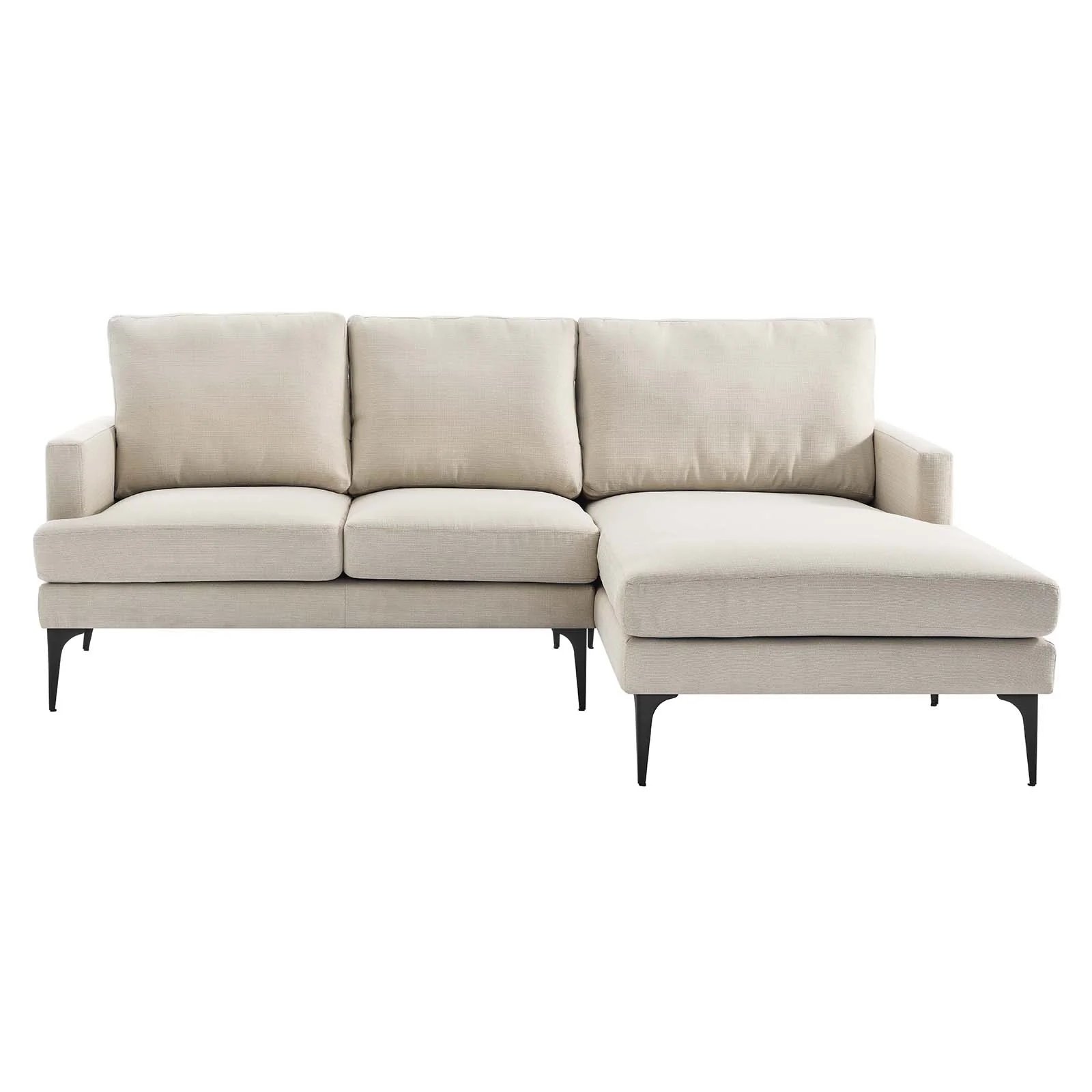 Evermore Right-Facing Upholstered Fabric Sectional Sofa By Modway - EEI-6012 - Image 11