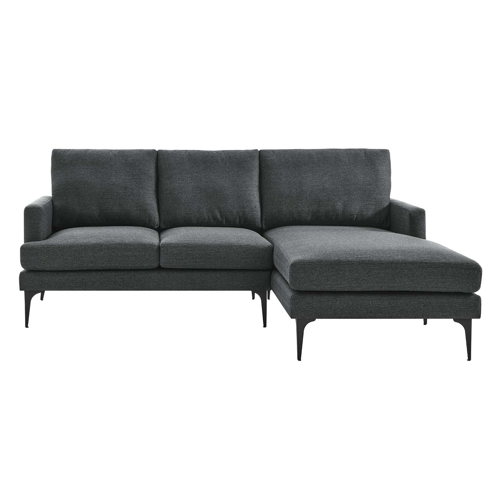 Evermore Right-Facing Upholstered Fabric Sectional Sofa By Modway - EEI-6012 - Image 19