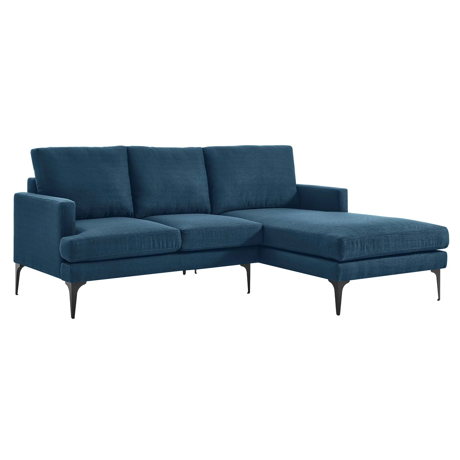 Evermore Right-Facing Upholstered Fabric Sectional Sofa By Modway - EEI-6012 - Image 2