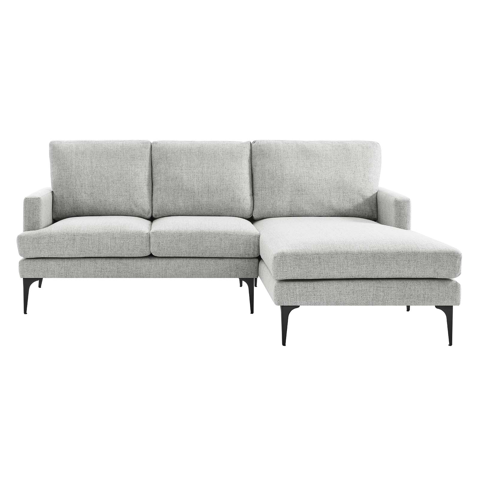 Evermore Right-Facing Upholstered Fabric Sectional Sofa By Modway - EEI-6012 - Image 27