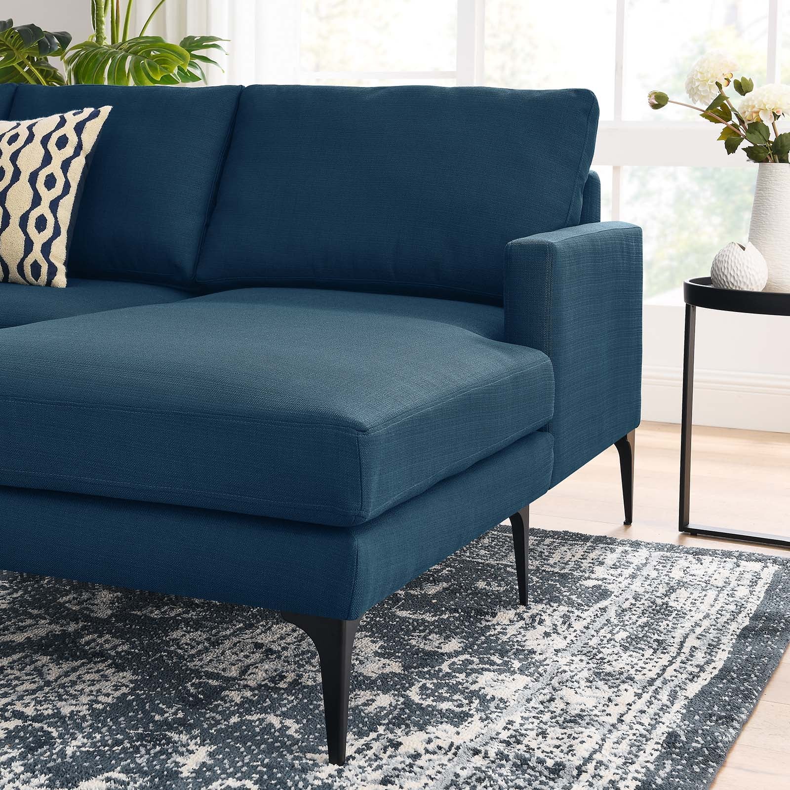 Evermore Right-Facing Upholstered Fabric Sectional Sofa By Modway - EEI-6012 - Image 8