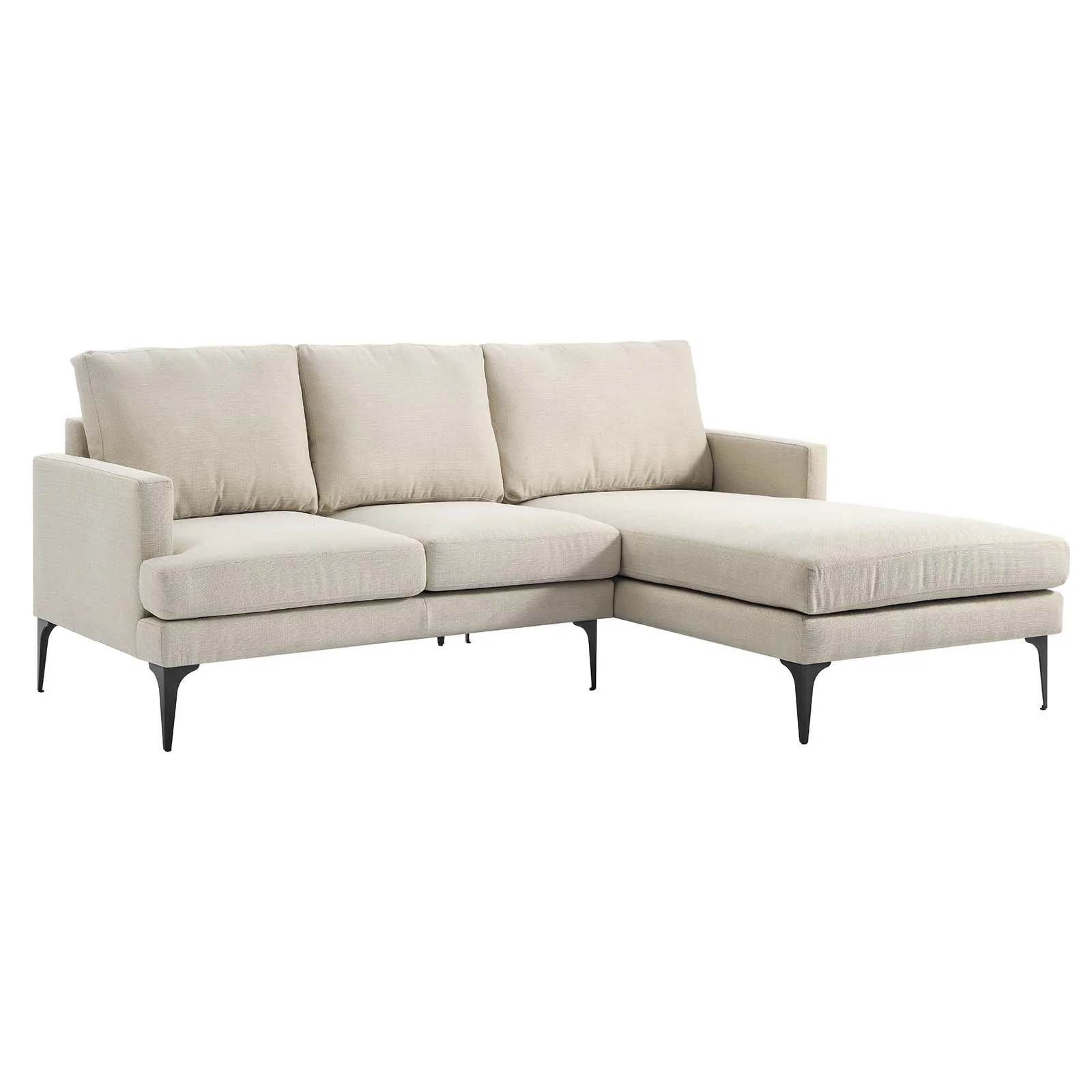 Evermore Right-Facing Upholstered Fabric Sectional Sofa By Modway - EEI-6012 - Image 9