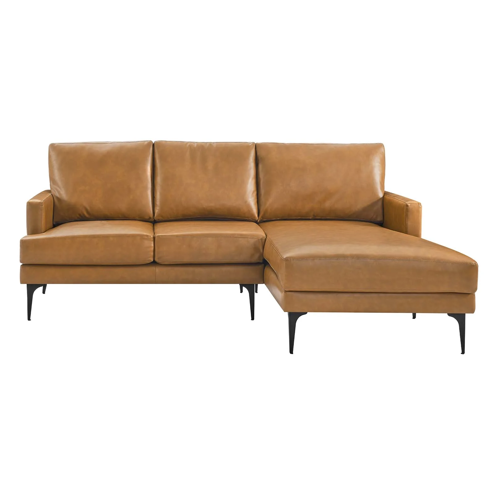 Evermore Right-Facing Vegan Leather Sectional Sofa By Modway - EEI-6050 - Image 4