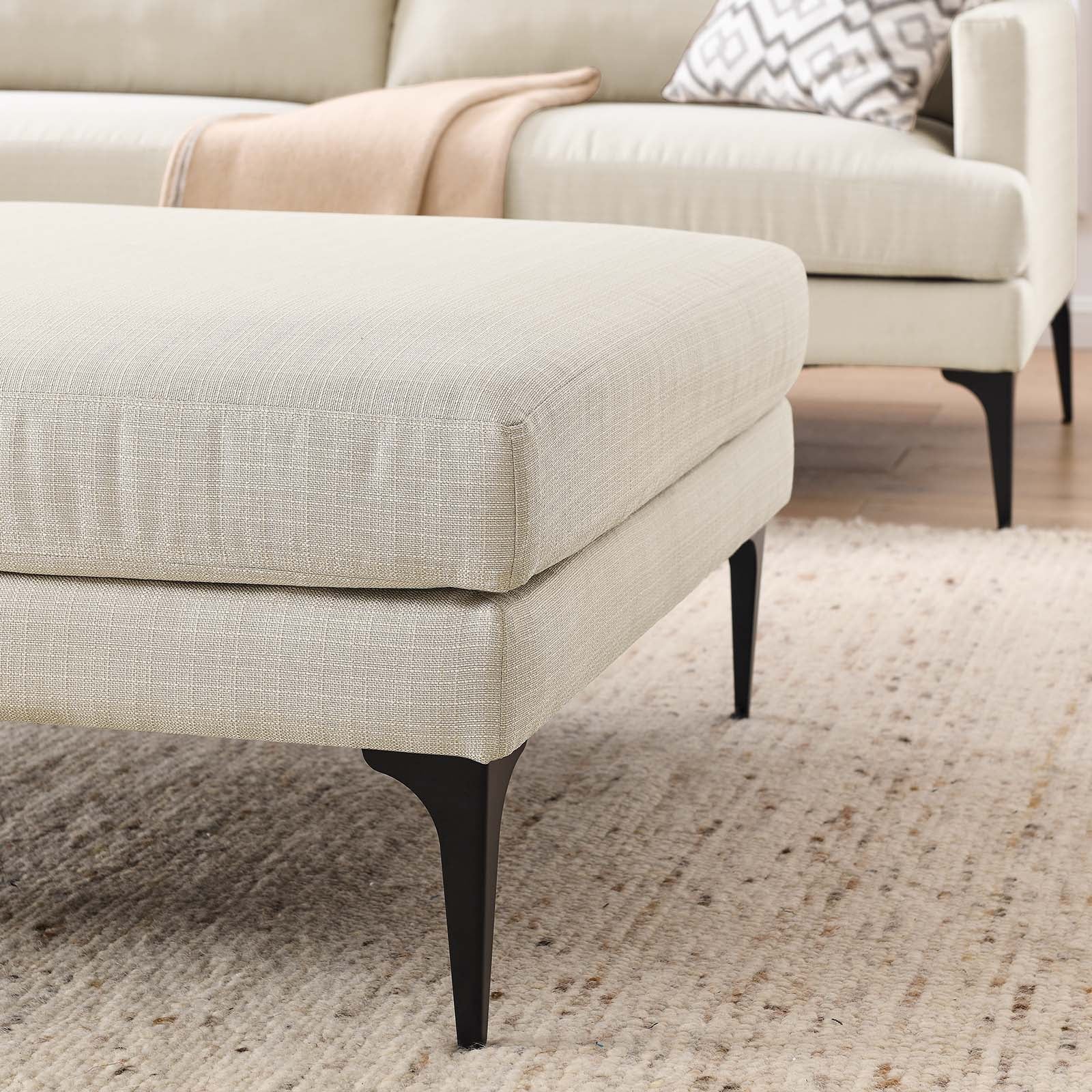 Evermore Upholstered Fabric Ottoman By Modway - EEI-6015 - Image 11