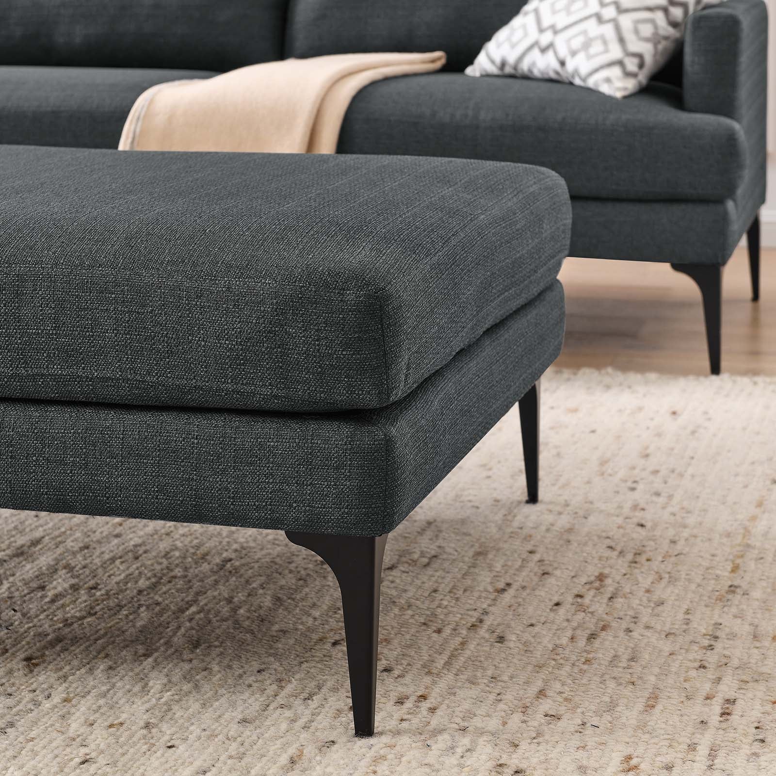 Evermore Upholstered Fabric Ottoman By Modway - EEI-6015 - Image 17