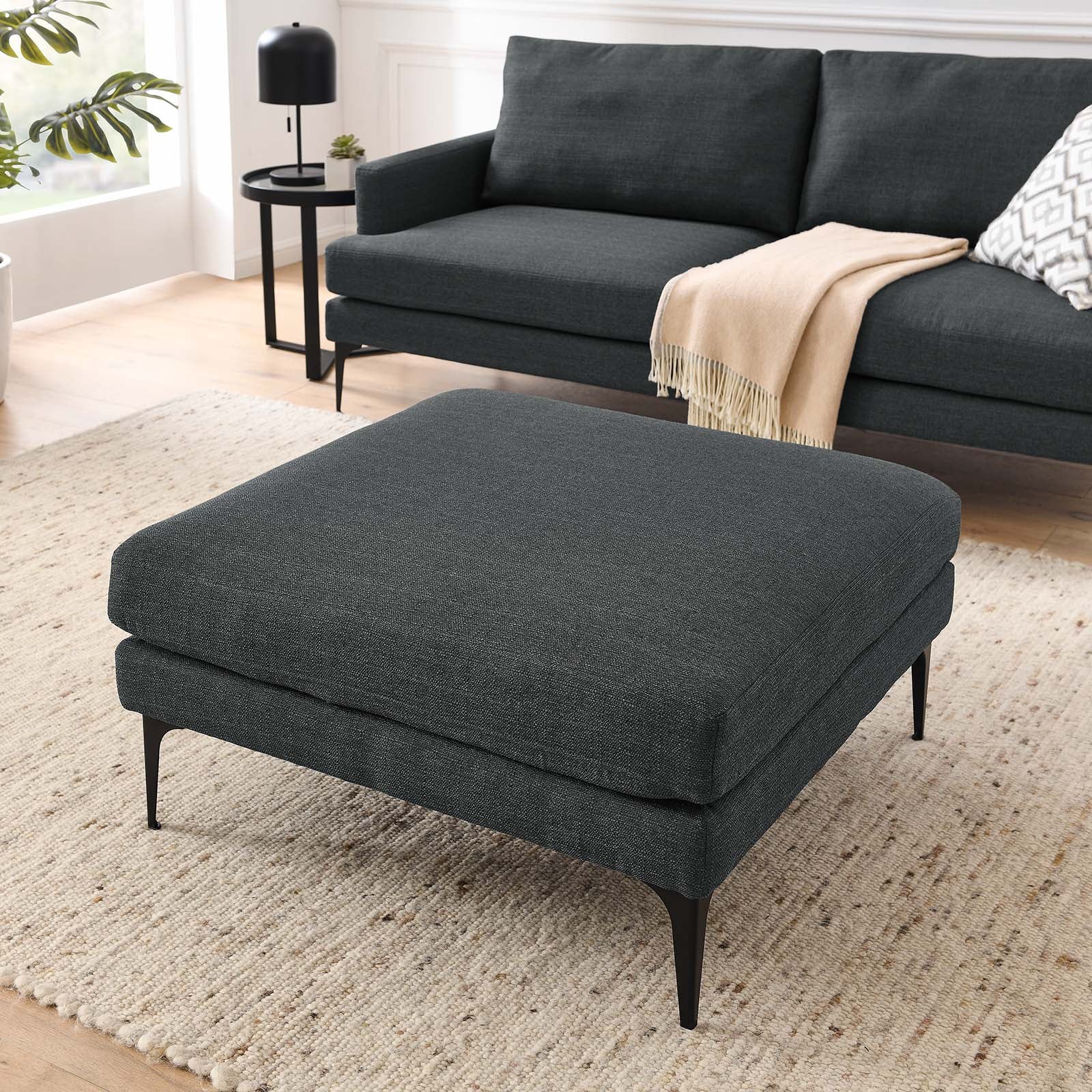 Evermore Upholstered Fabric Ottoman By Modway - EEI-6015 - Image 18