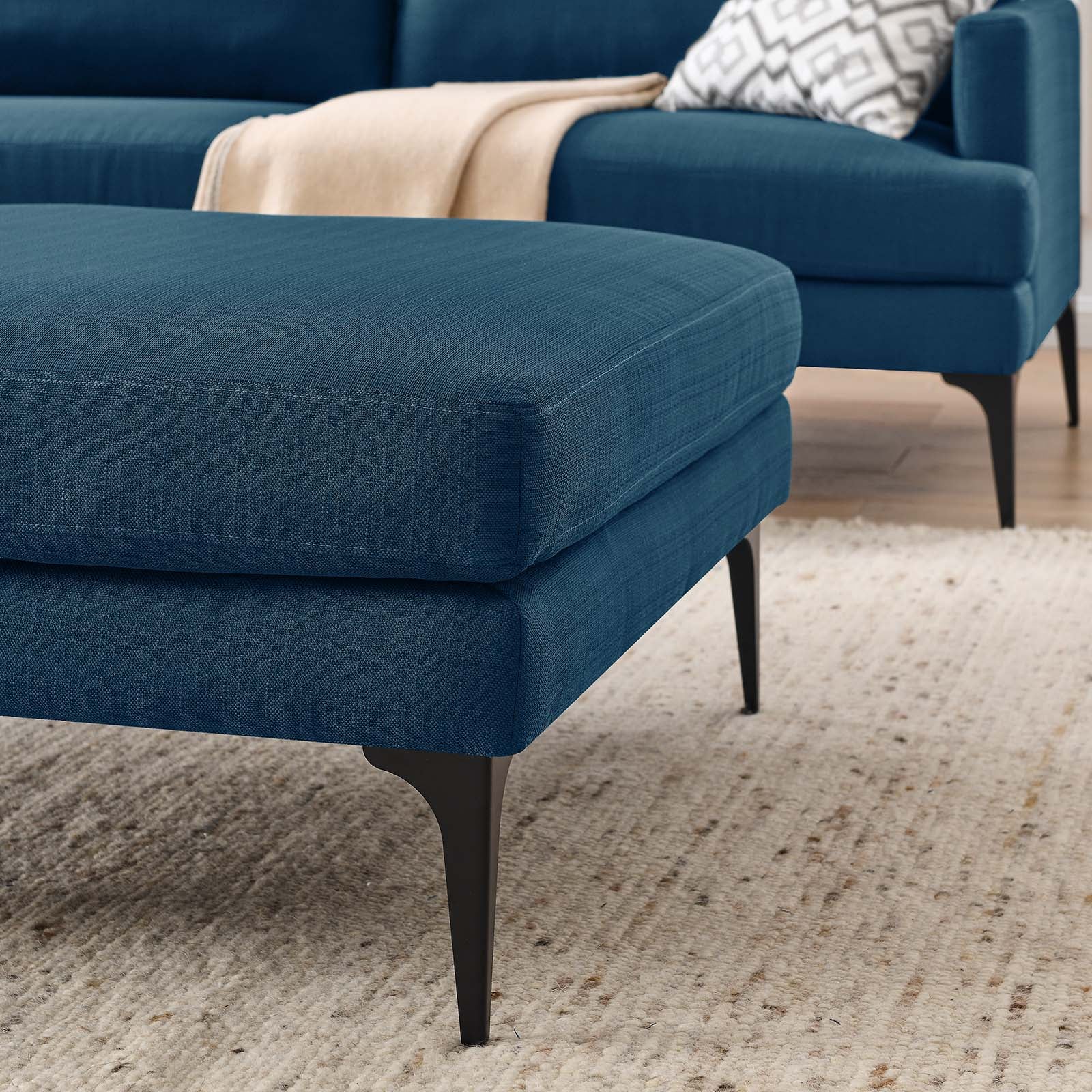 Evermore Upholstered Fabric Ottoman By Modway - EEI-6015 - Image 2