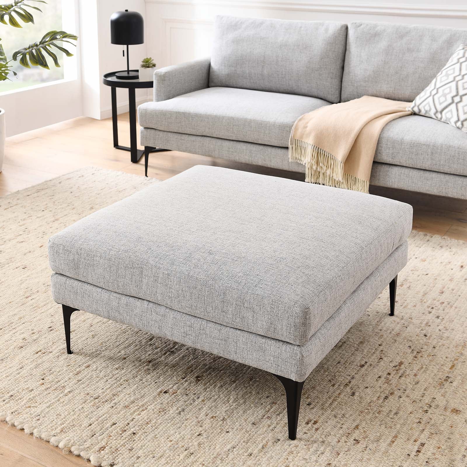 Evermore Upholstered Fabric Ottoman By Modway - EEI-6015 - Image 24