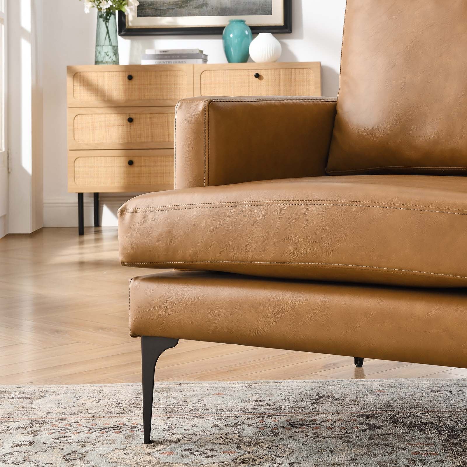 Evermore Vegan Leather Armchair By Modway - EEI-6047 - Image 8
