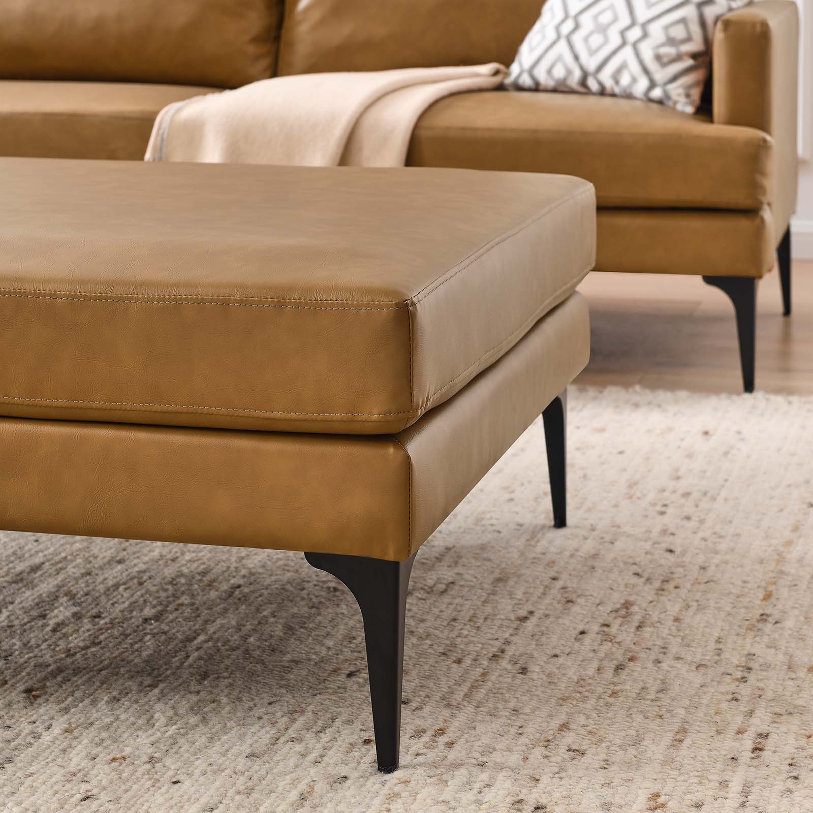 Evermore Vegan Leather Ottoman By Modway - EEI-6051 - Image 6