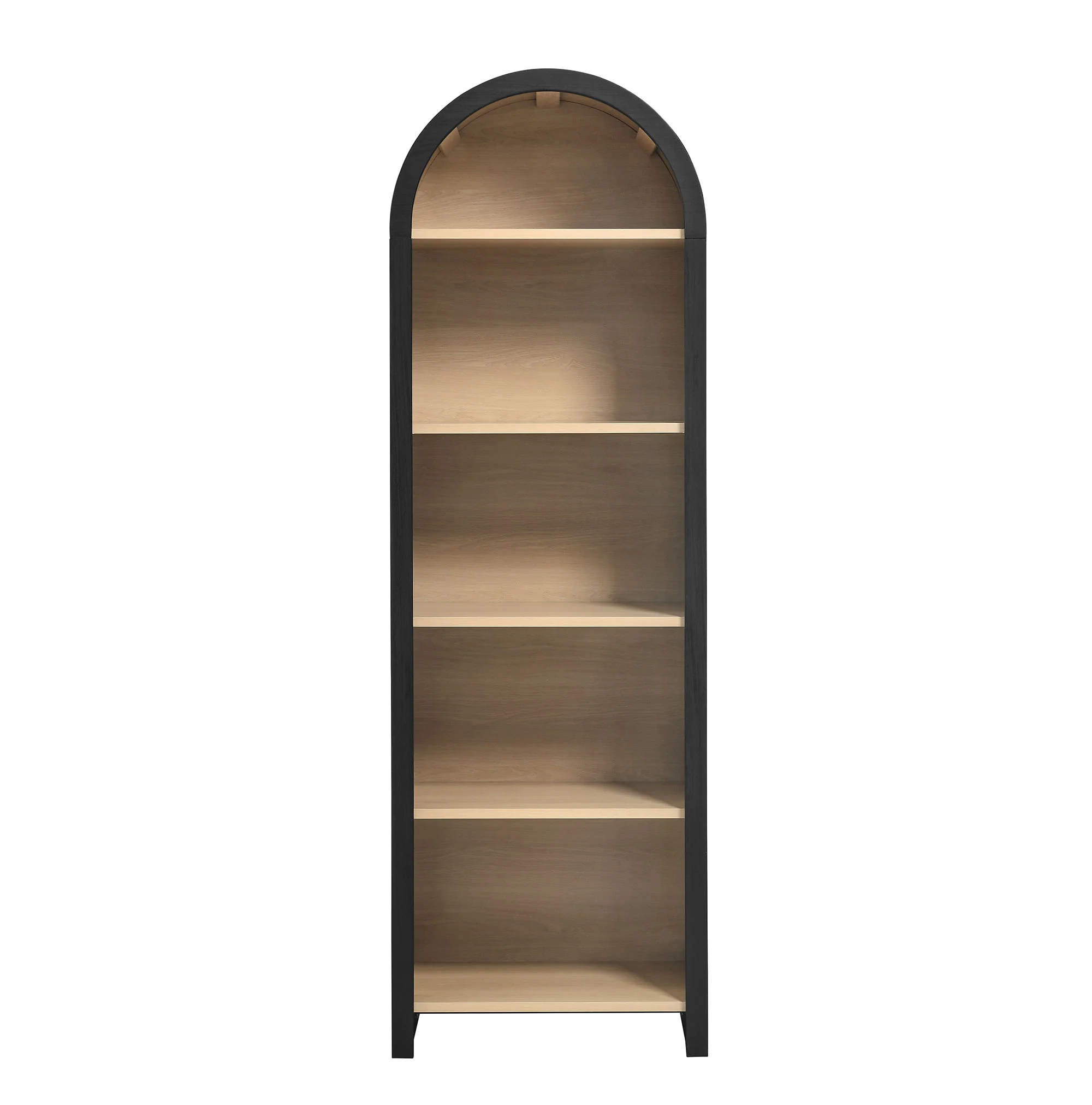 Evie Arched Narrow Bookcase Display Cabinet by Modway - Image 4