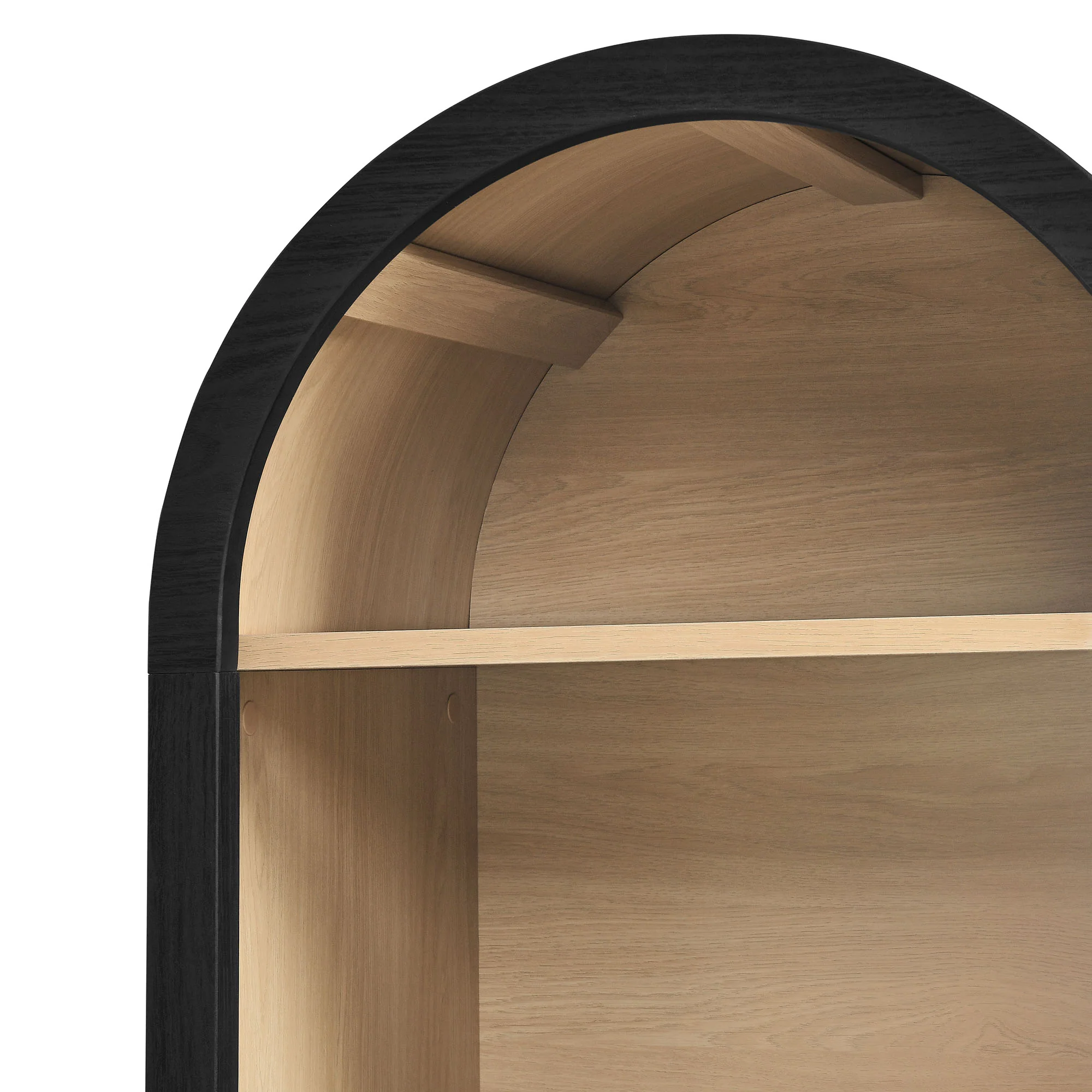 Evie Arched Narrow Bookcase Display Cabinet by Modway - Image 5