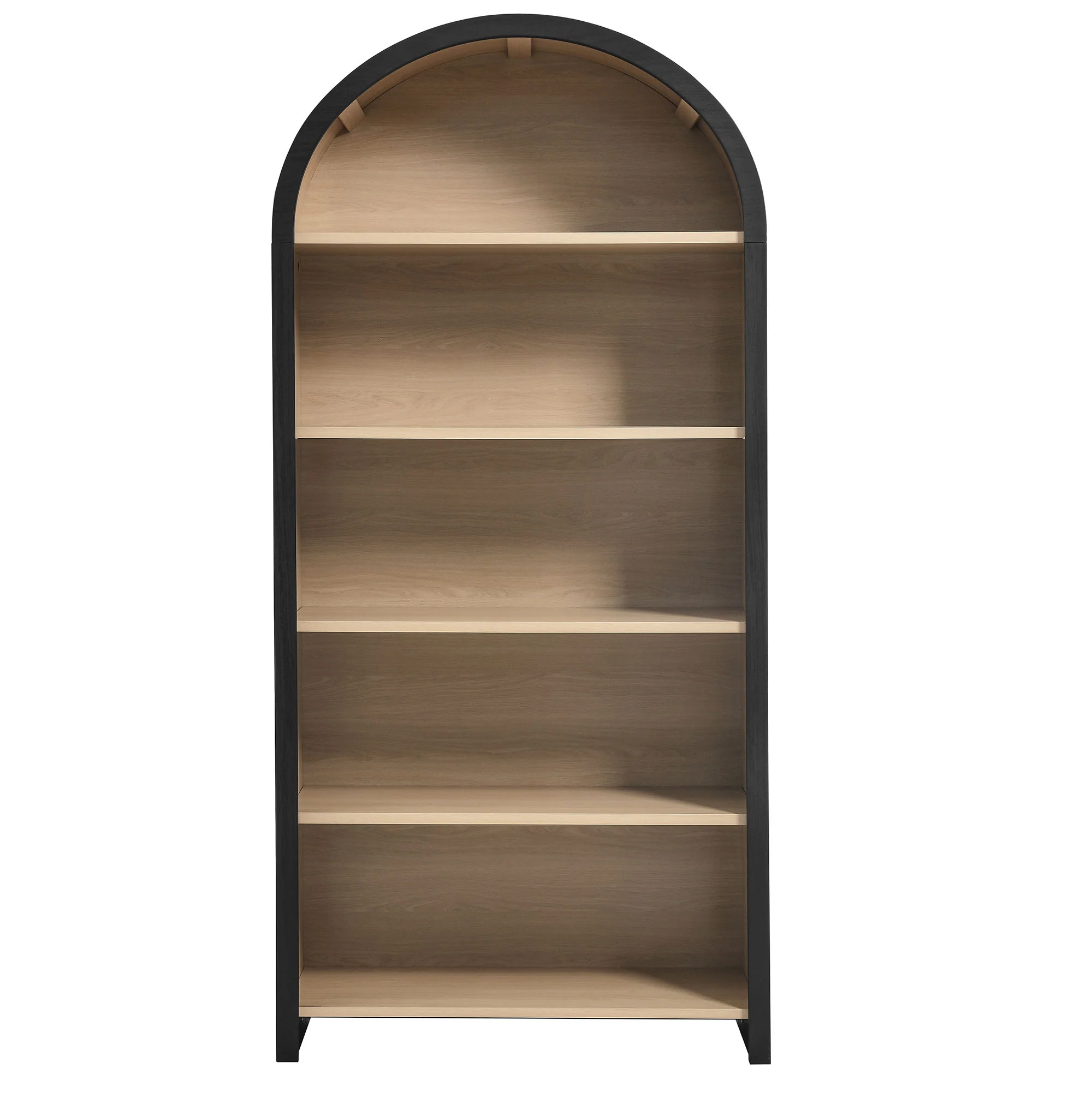 Evie Arched Wide Bookcase Display Cabinet by Modway - Image 4