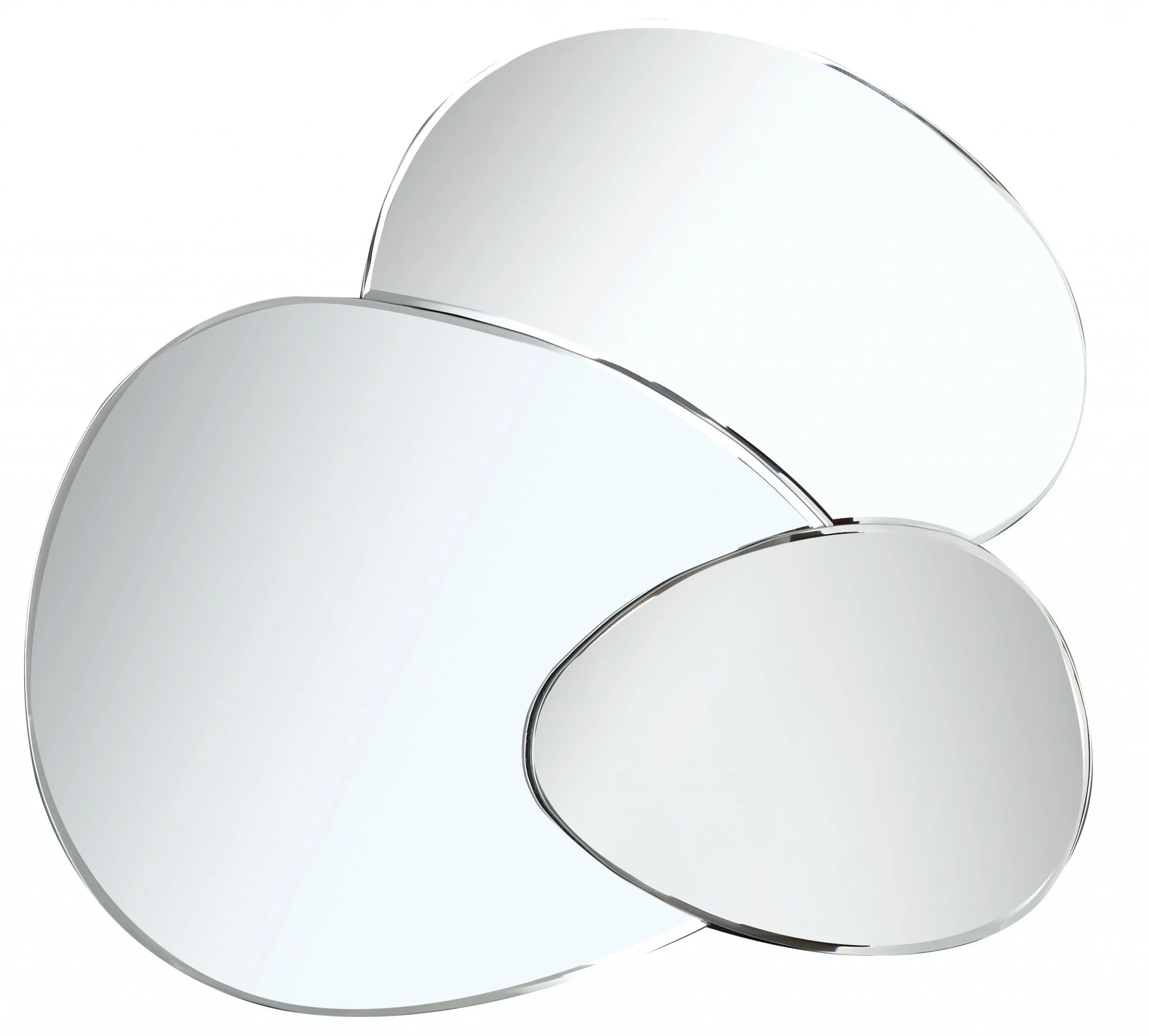 Evolution Abstract Round Mirror By Homeroots - Image 2