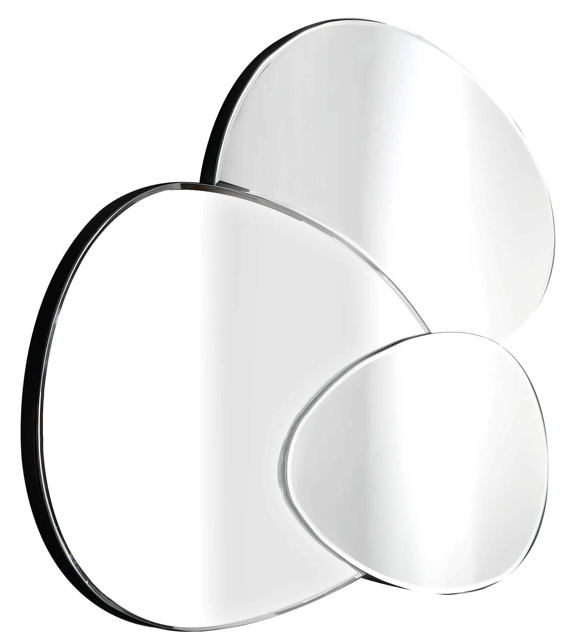 Evolution Abstract Round Mirror By Homeroots - Image 3