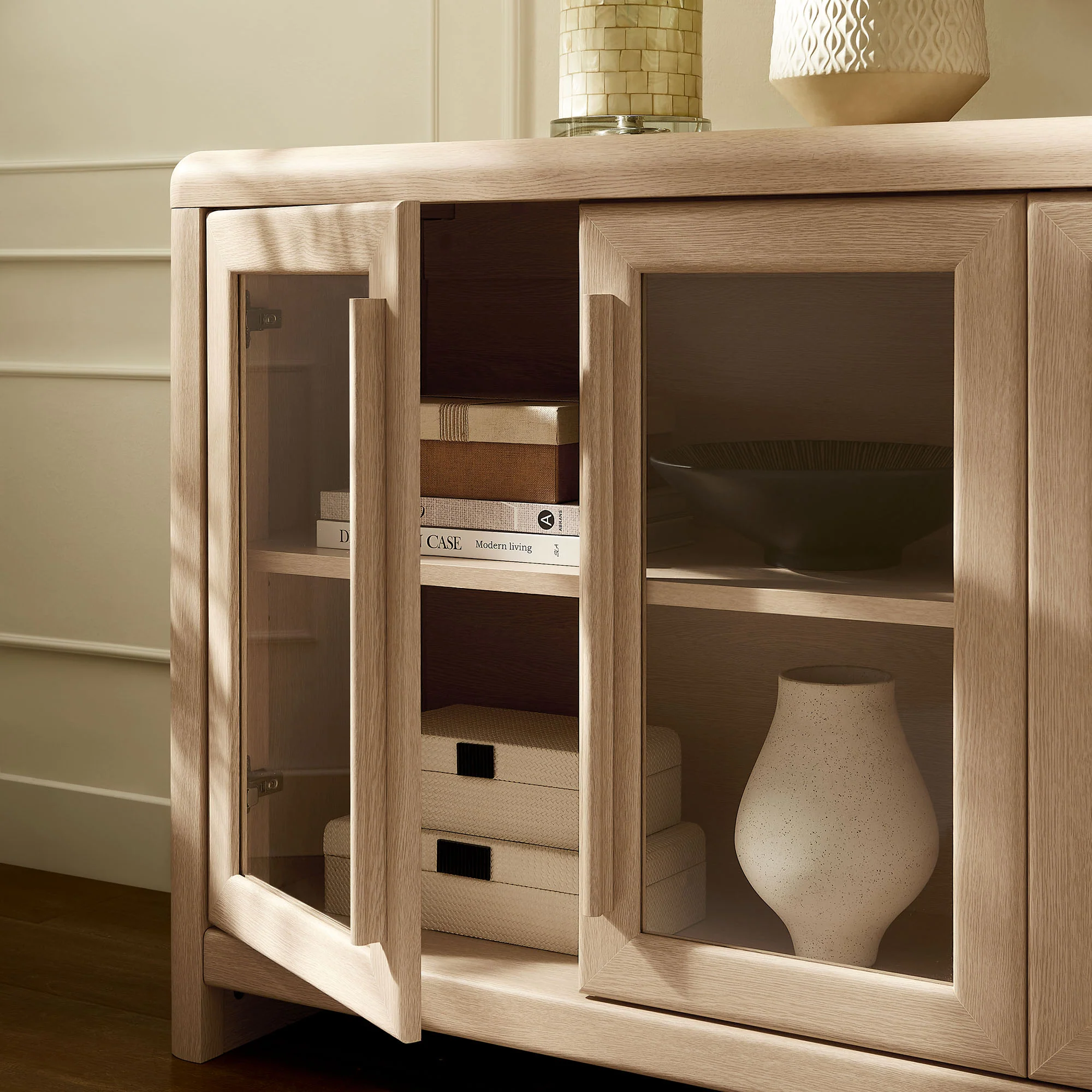 Evren 4-Door Sideboard Storage Display Cabinet by Modway - Image 7