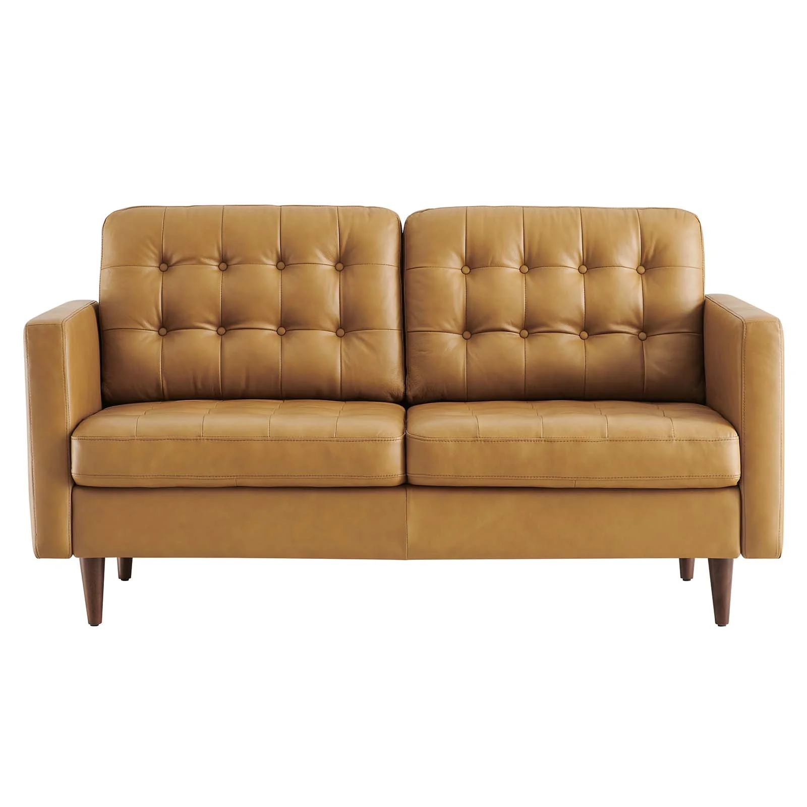 Exalt Tufted Vegan Leather Loveseat By Modway - EEI-6100 - Image 12