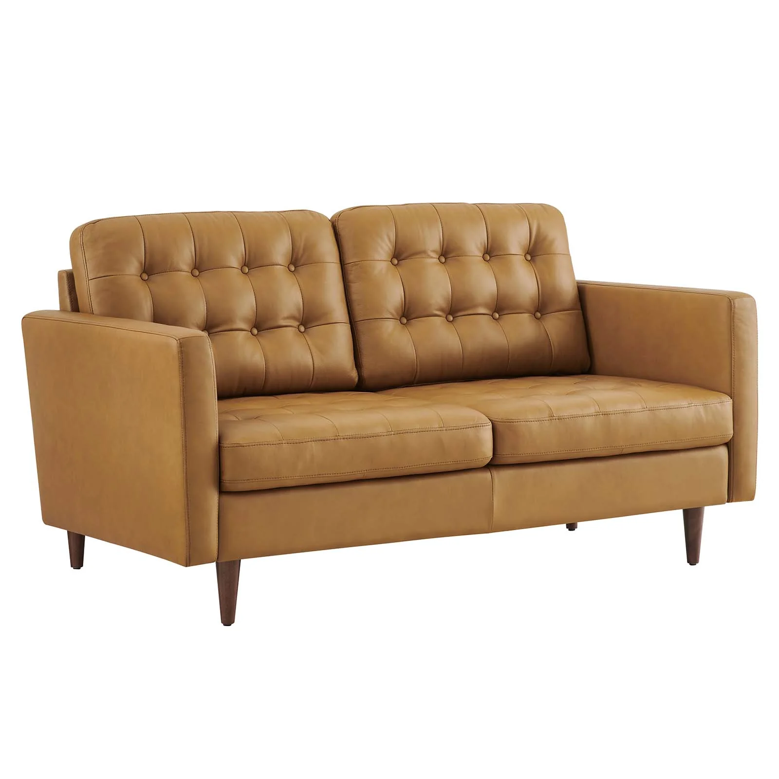 Exalt Tufted Vegan Leather Loveseat By Modway - EEI-6100 - Image 9