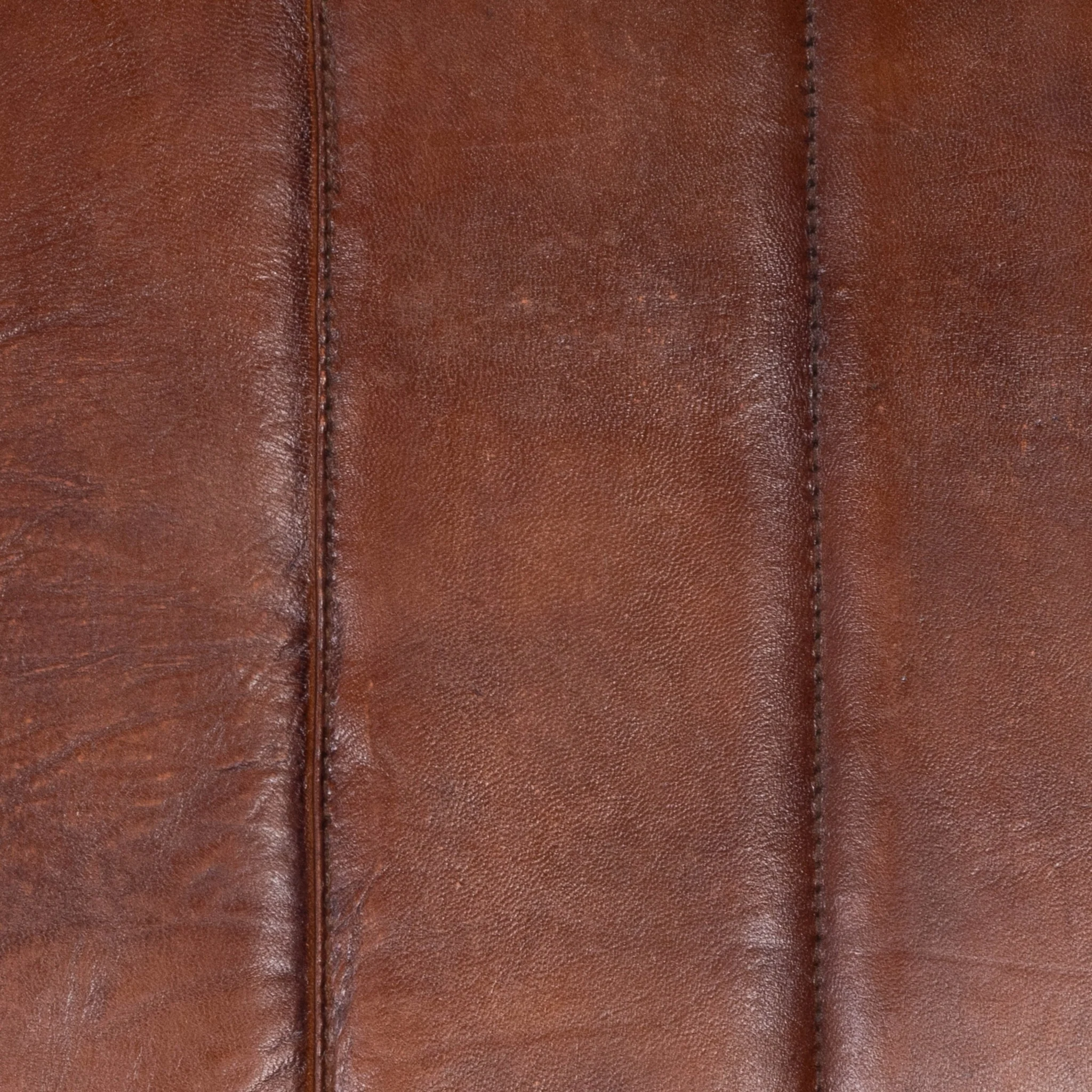 Executive Chic Leather and Metal Bench By Homeroots - Image 7