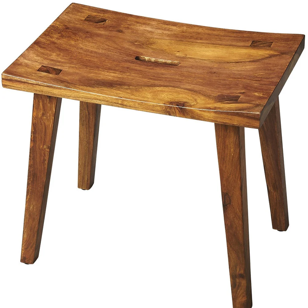 Exotic Rectangular Stool By Homeroots - Image 3
