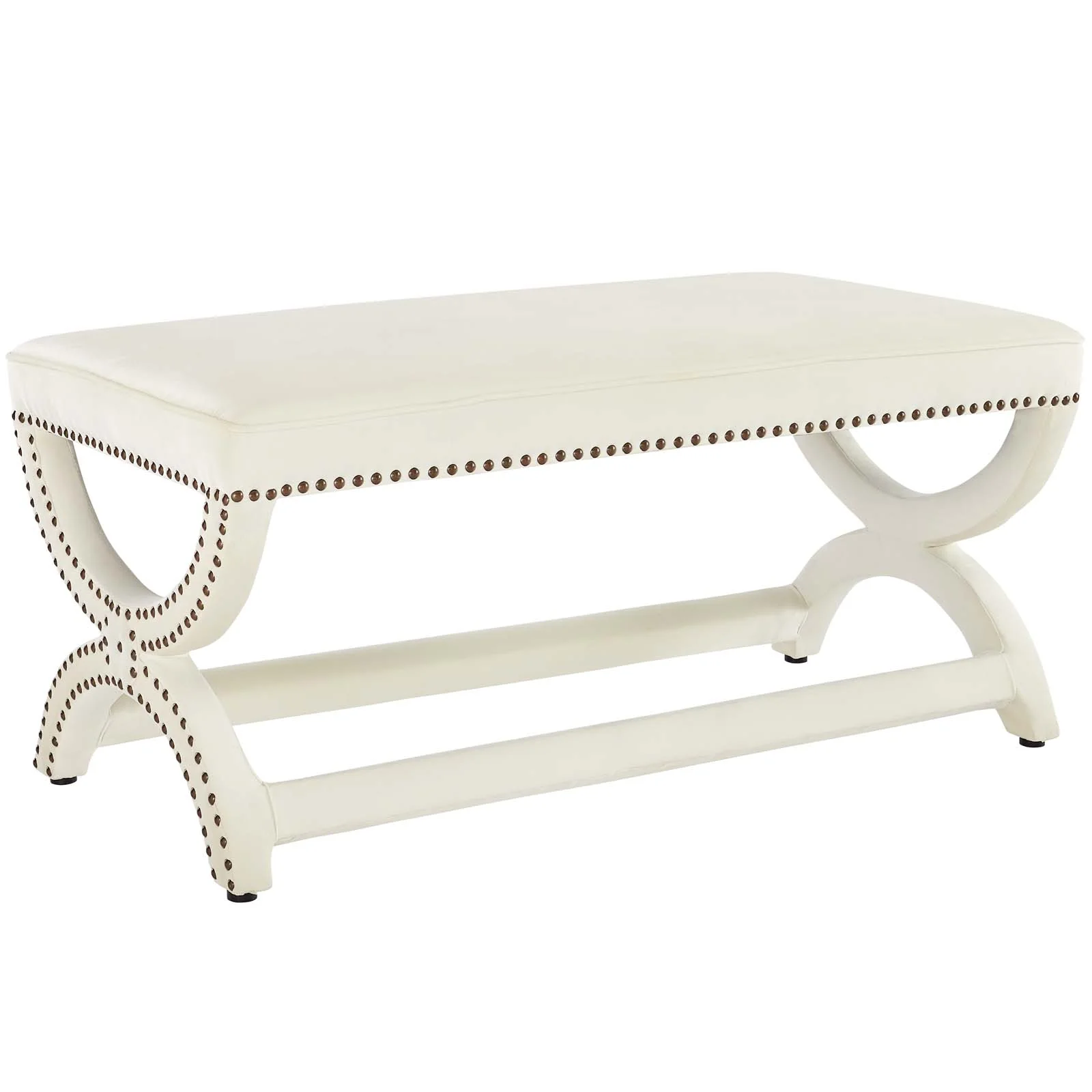Expound Upholstered Nailhead Trim Performance Velvet Bench By Modway - EEI-3069 - Image 2