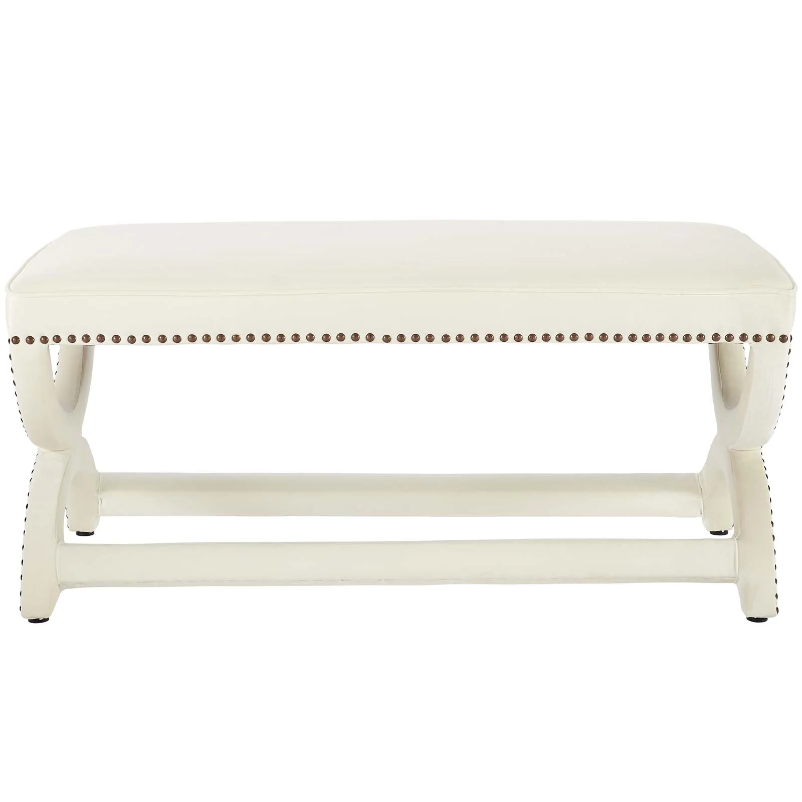 Expound Upholstered Nailhead Trim Performance Velvet Bench By Modway - EEI-3069 - Image 4