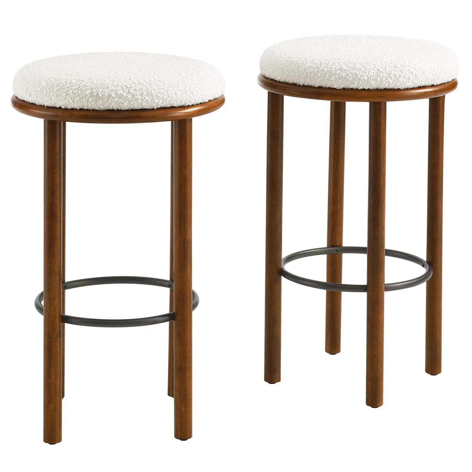 Fable Boucle Fabric Bar Stools - Set of 2 By Modway - EEI-6819 - Image 17