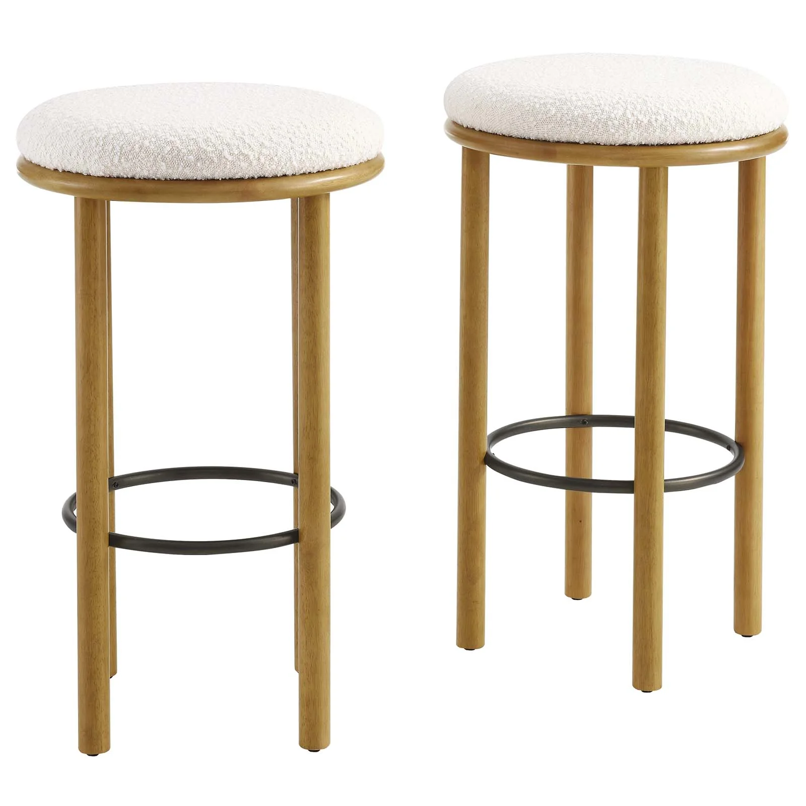 Fable Boucle Fabric Bar Stools - Set of 2 By Modway - EEI-6819 - Image 2