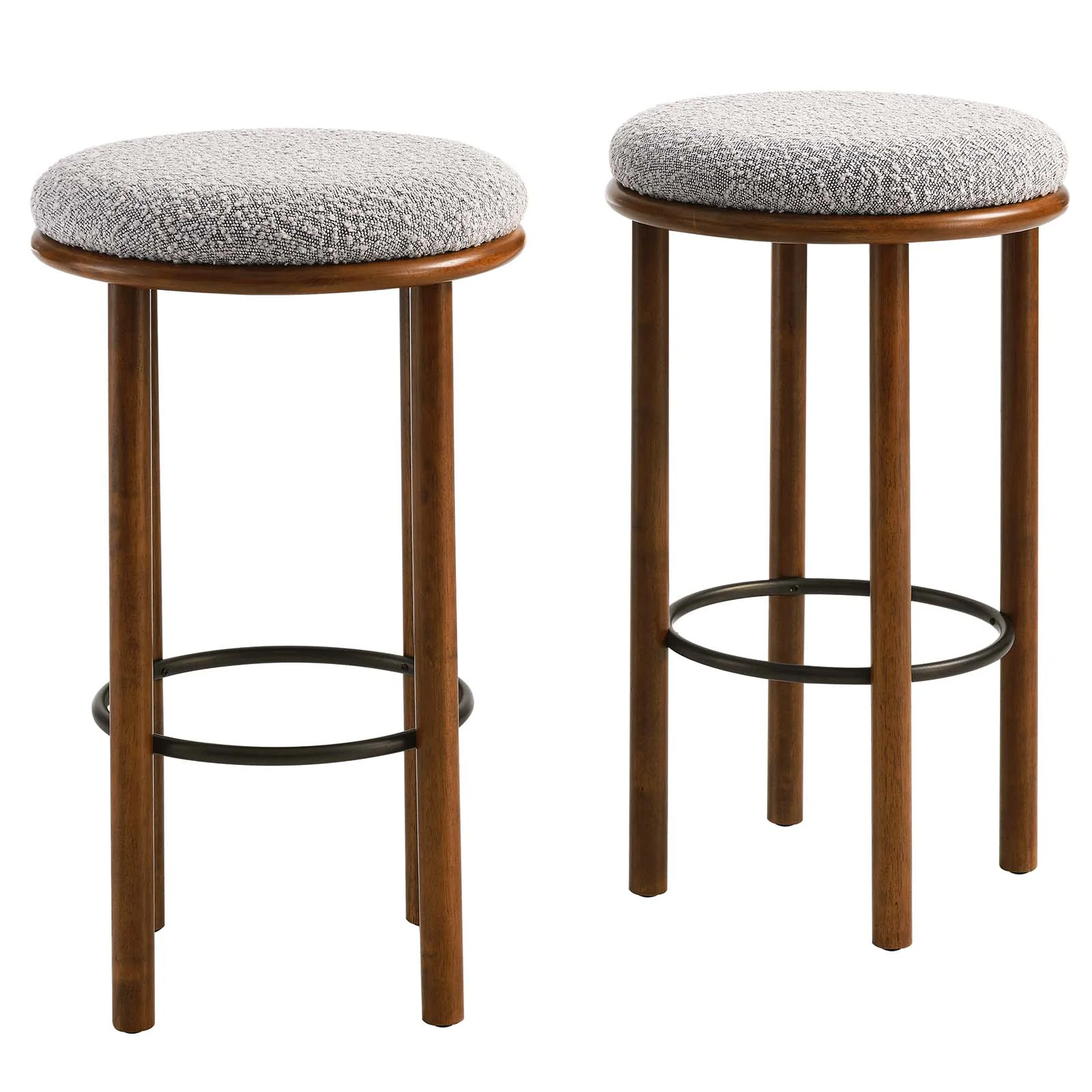 Fable Boucle Fabric Bar Stools - Set of 2 By Modway - EEI-6819 - Image 25