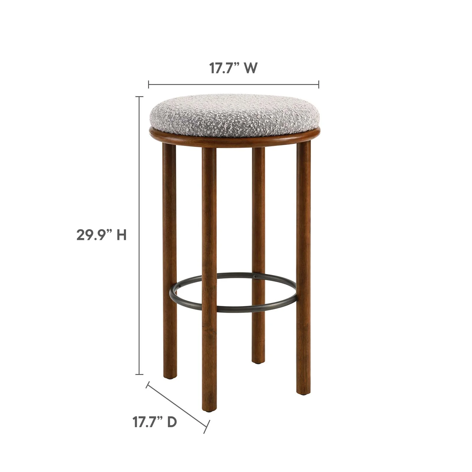 Fable Boucle Fabric Bar Stools - Set of 2 By Modway - EEI-6819 - Image 30