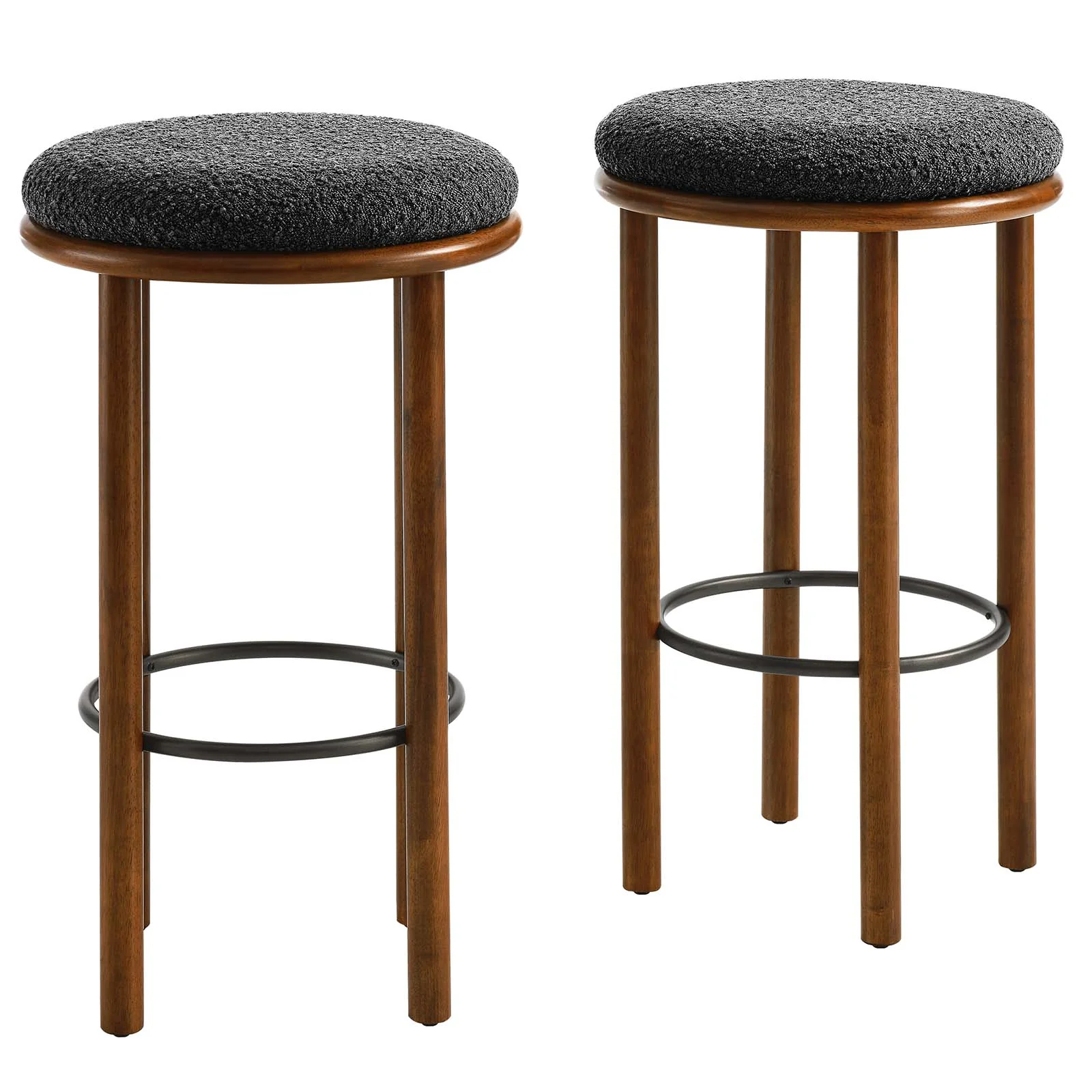 Fable Boucle Fabric Bar Stools - Set of 2 By Modway - EEI-6819 - Image 9