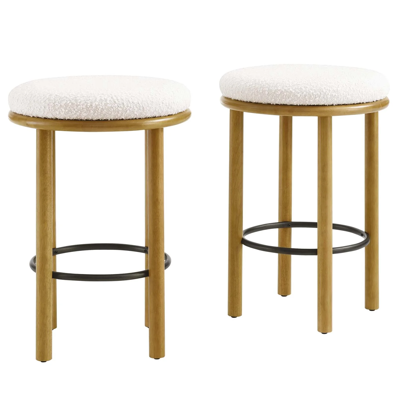 Fable Boucle Fabric Counter Stools - Set of 2 By Modway - EEI-6818 - Image 2
