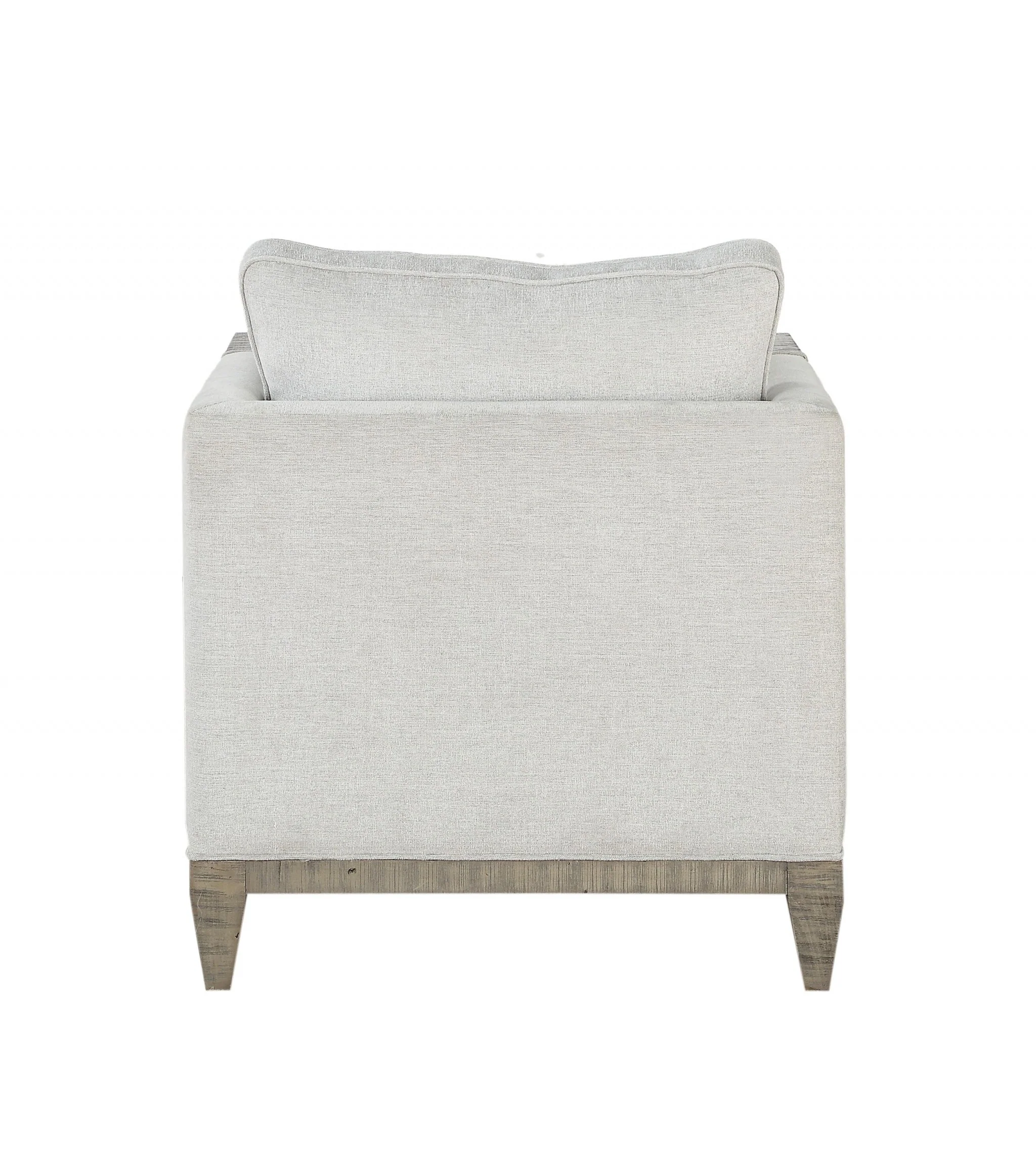Fabric Salvaged Natural Upholstery Wood Leg Chair By Homeroots - Image 2