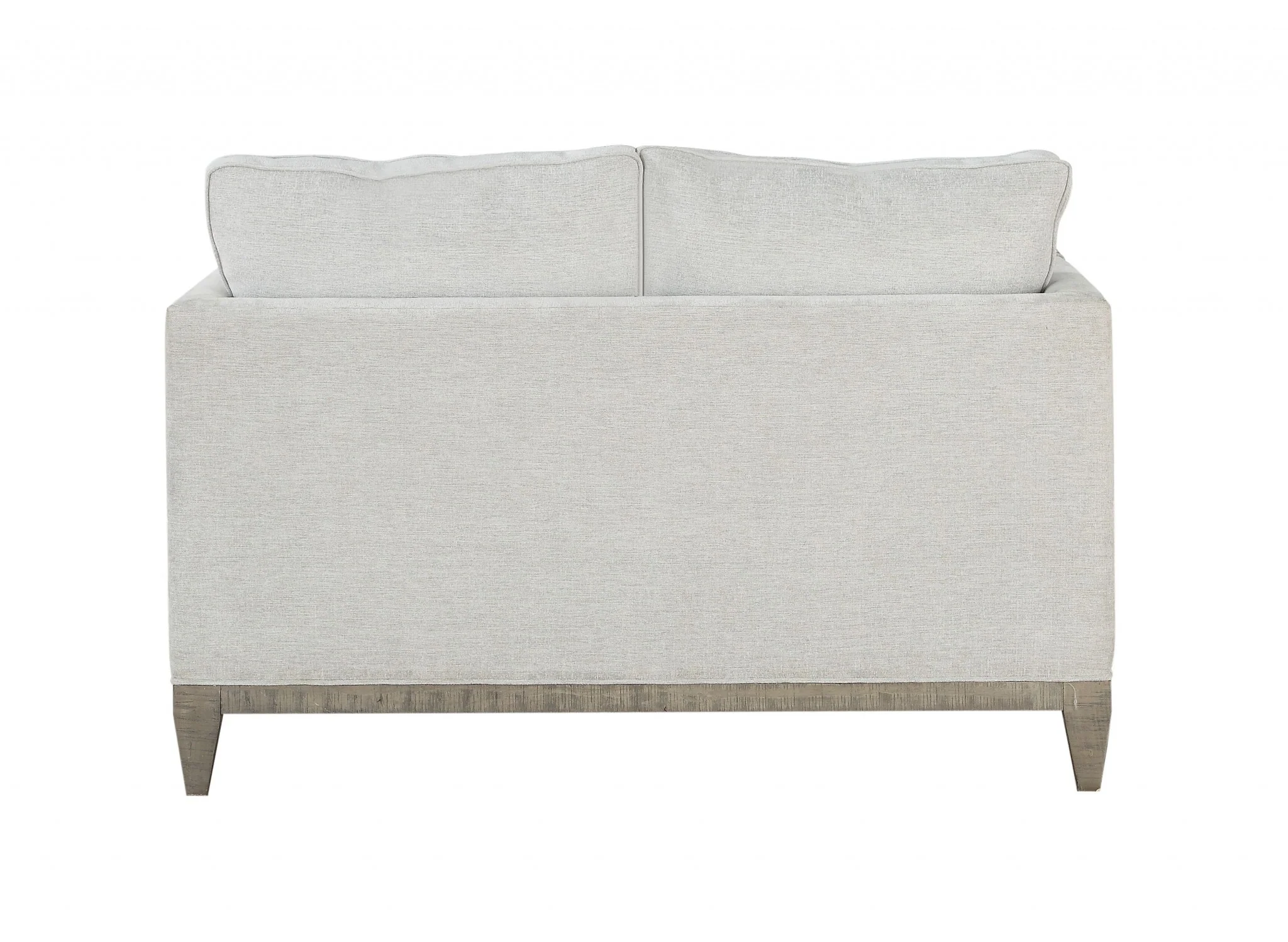 Fabric Salvaged Natural Upholstery Wood Leg Loveseat By Homeroots - Image 3