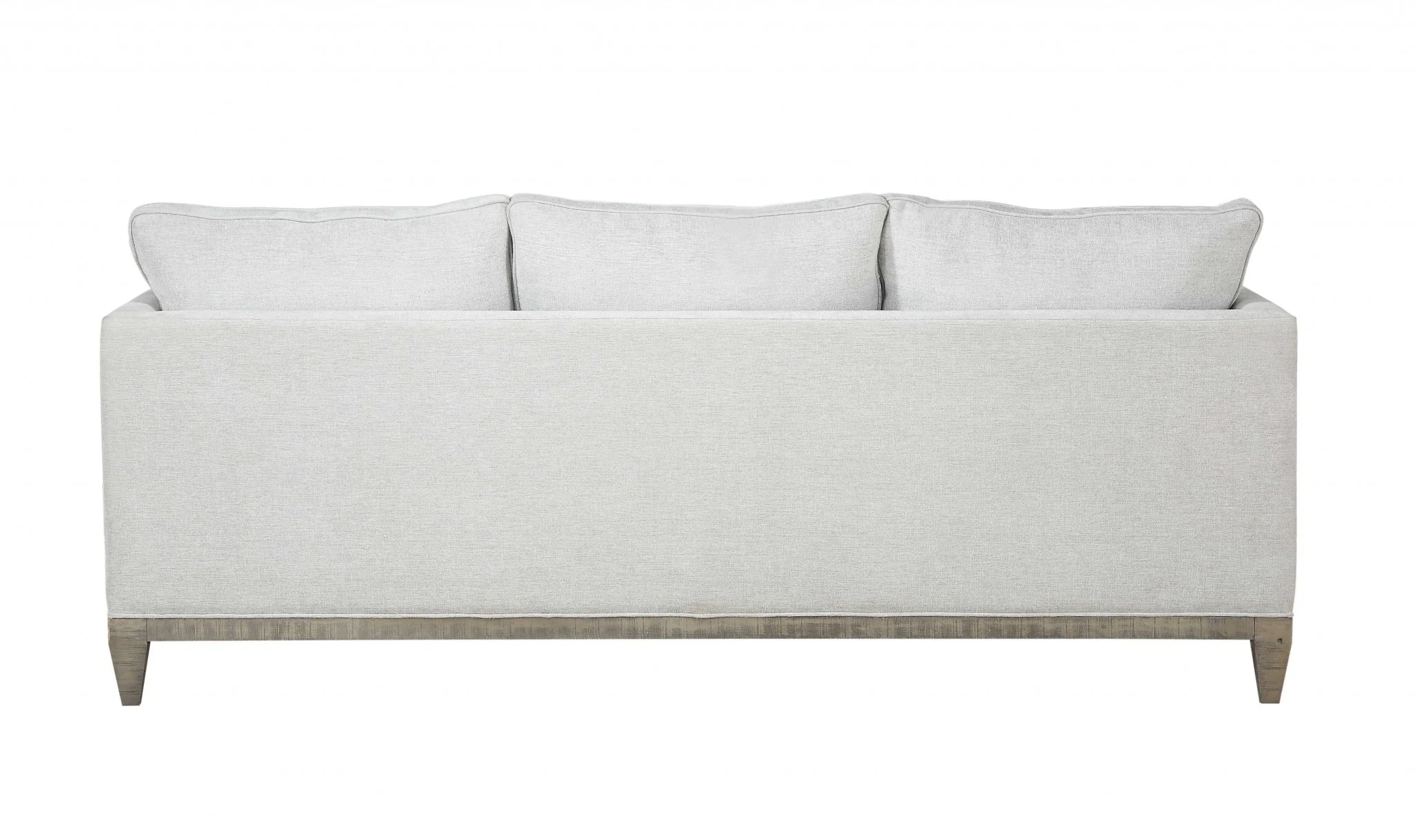 Fabric Salvaged Natural Upholstery Wood Leg Sofa By Homeroots - Image 3
