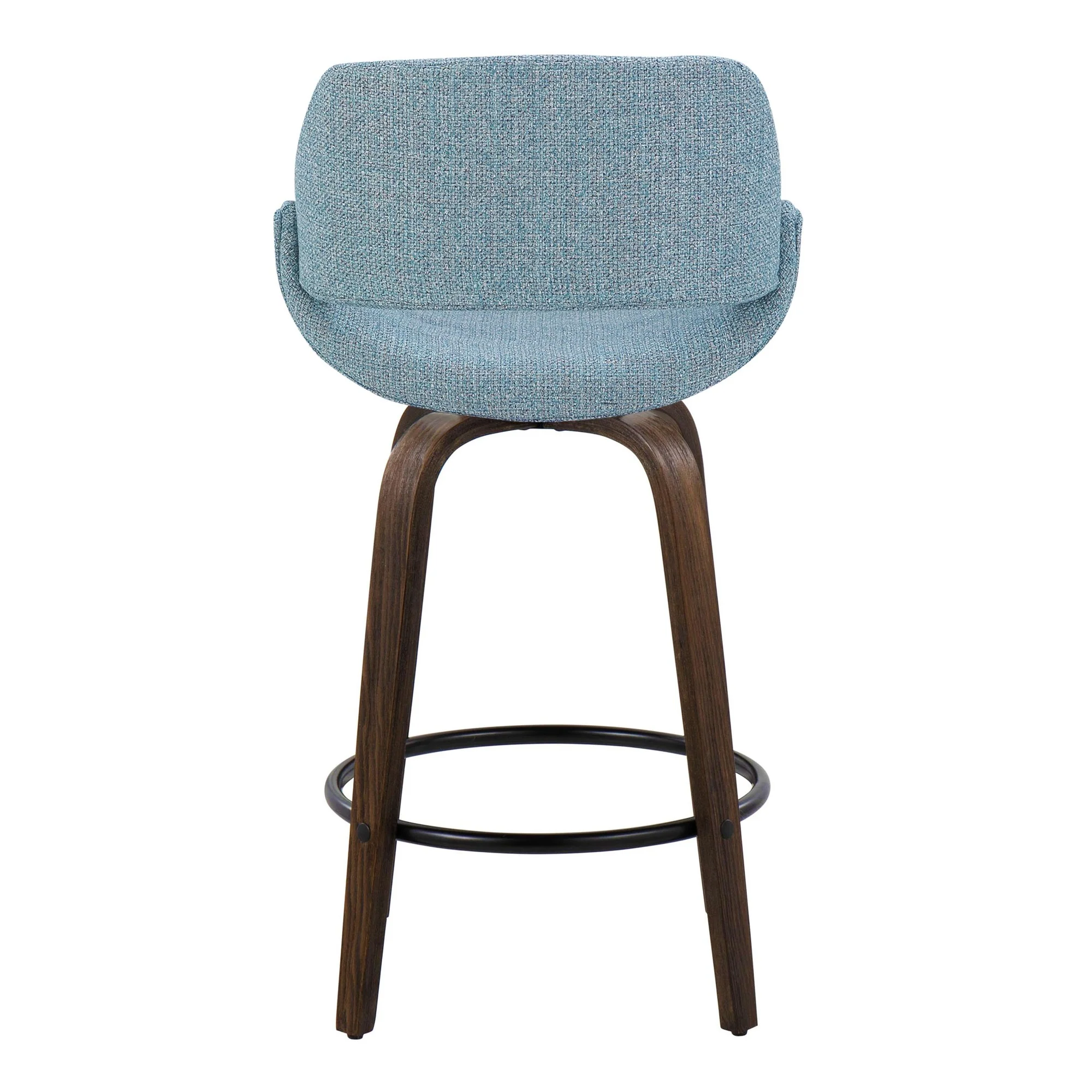 Fabrico 26" Fixed-Height Counter Stool - Set of 2 By LumiSource - B26-FBCOFB-GRTZQ2 BNBU2 - Image 10