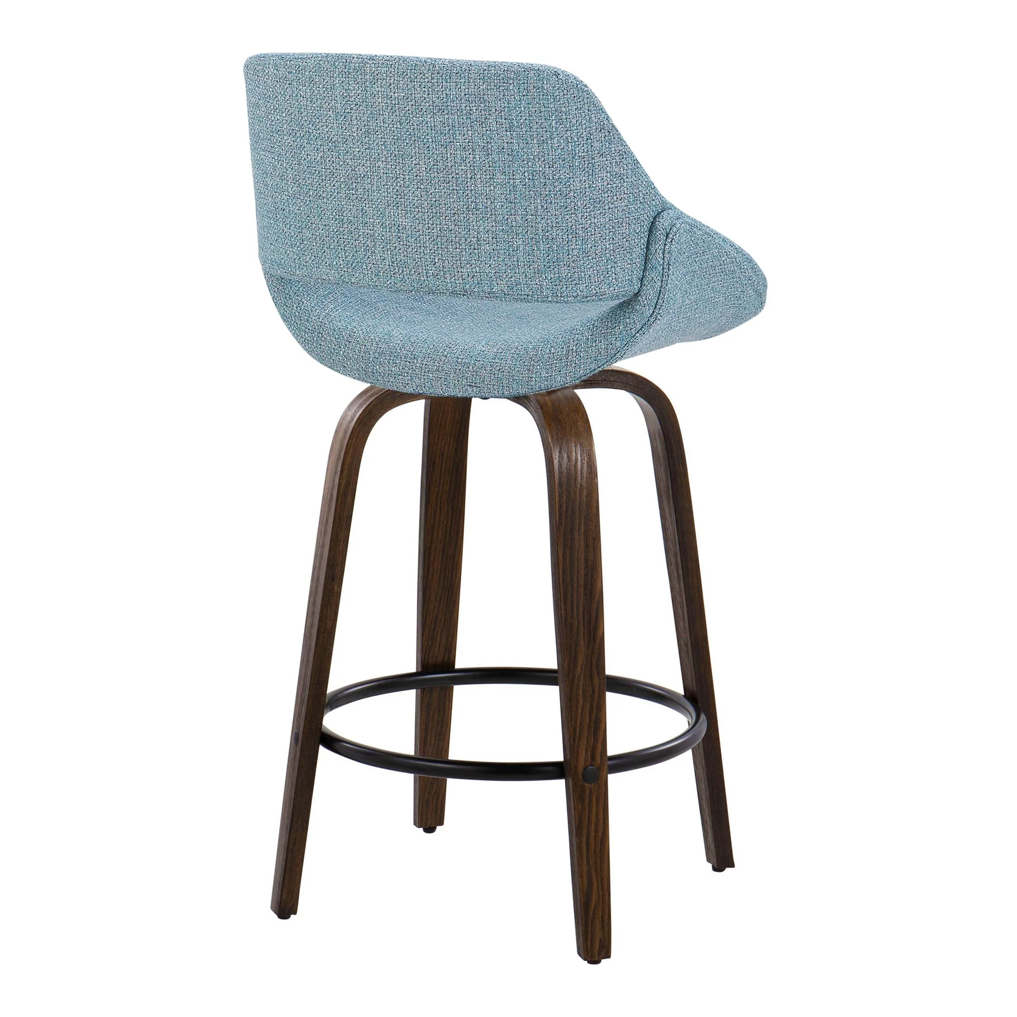 Fabrico 26" Fixed-Height Counter Stool - Set of 2 By LumiSource - B26-FBCOFB-GRTZQ2 BNBU2 - Image 8