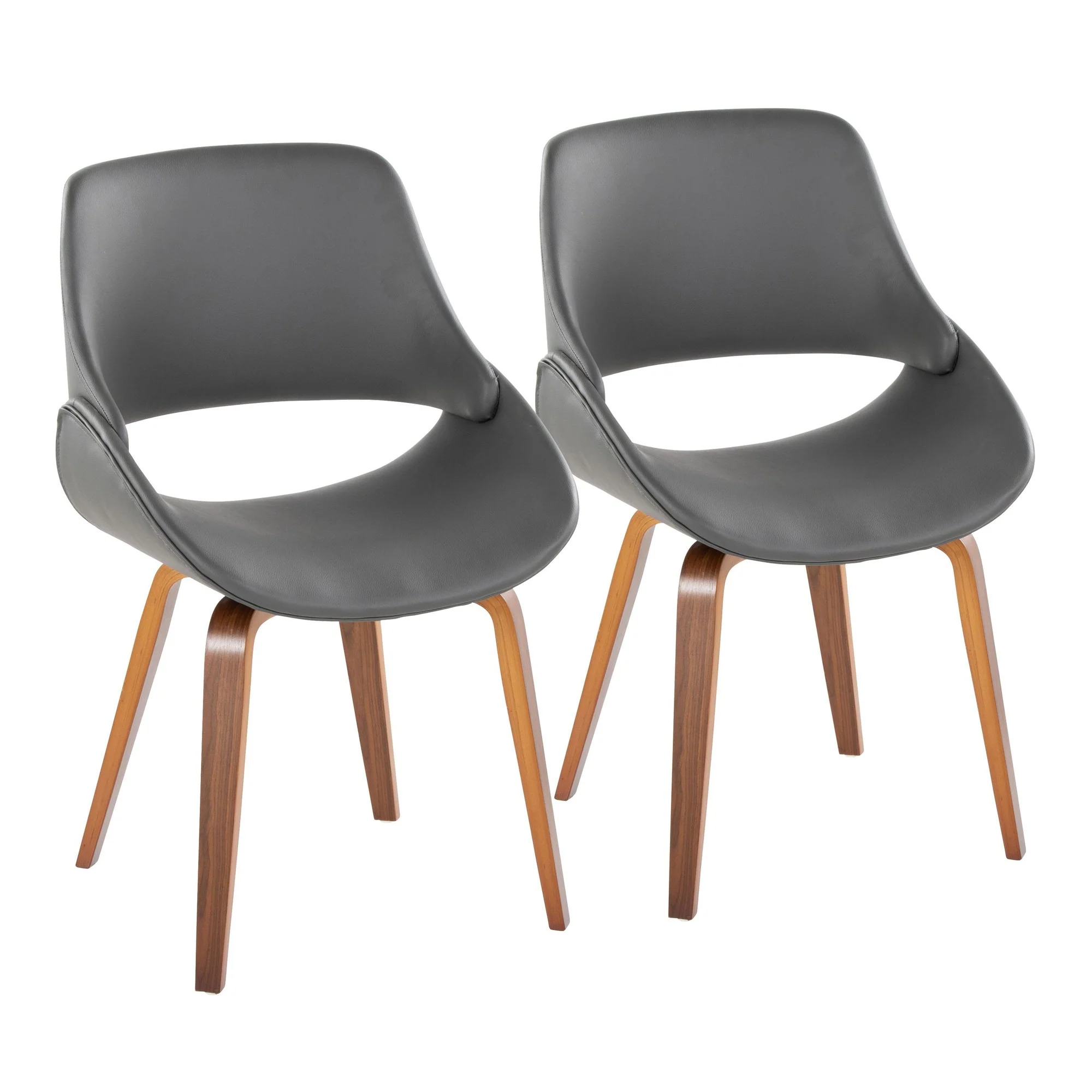 Fabrico Chair - Set of 2 By LumiSource - CH-FBCOPU-HLBW2 WLGY2 - Image 3