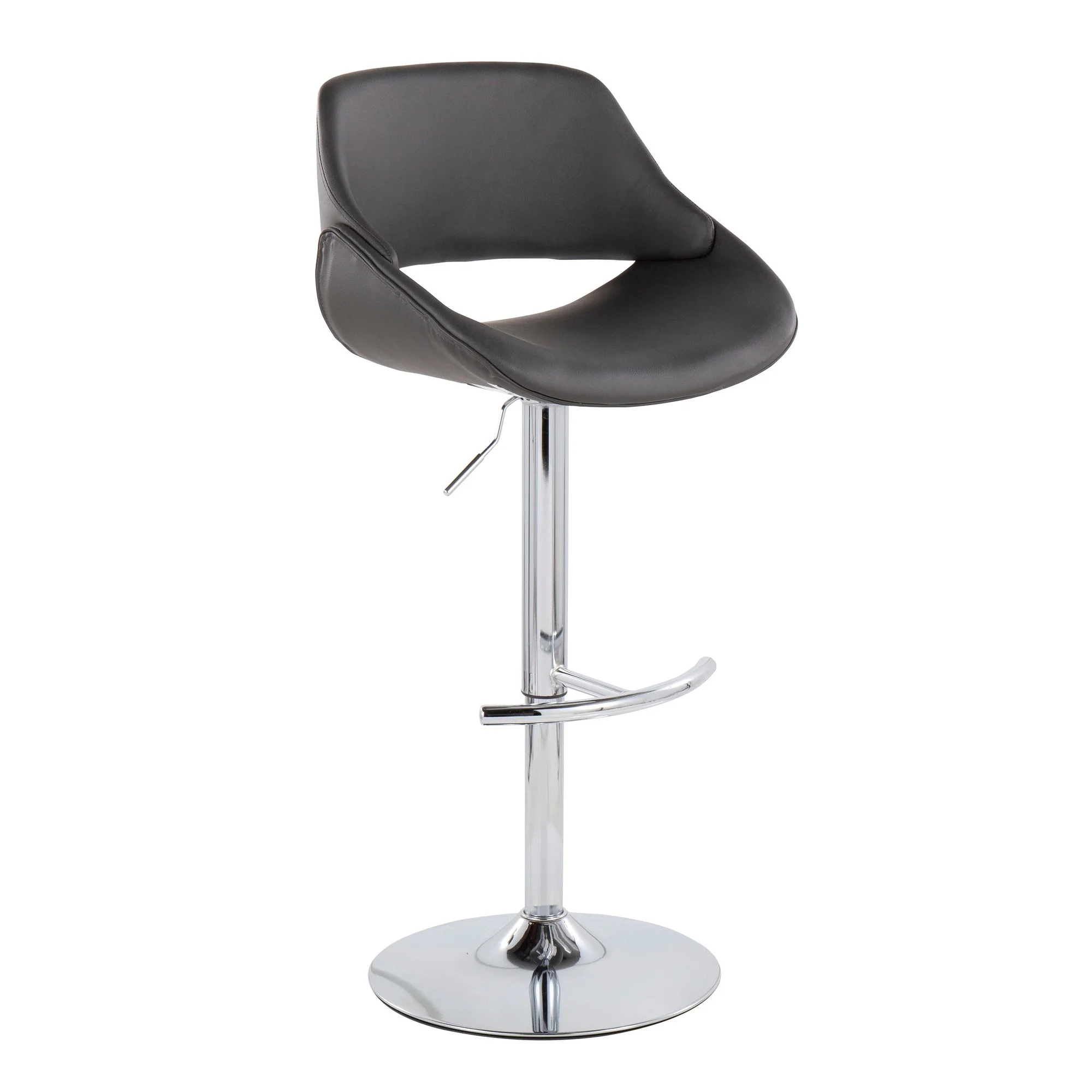 Fabrico Adjustable Bar Stool - Set of 2 Cream By LumiSource - Image 13