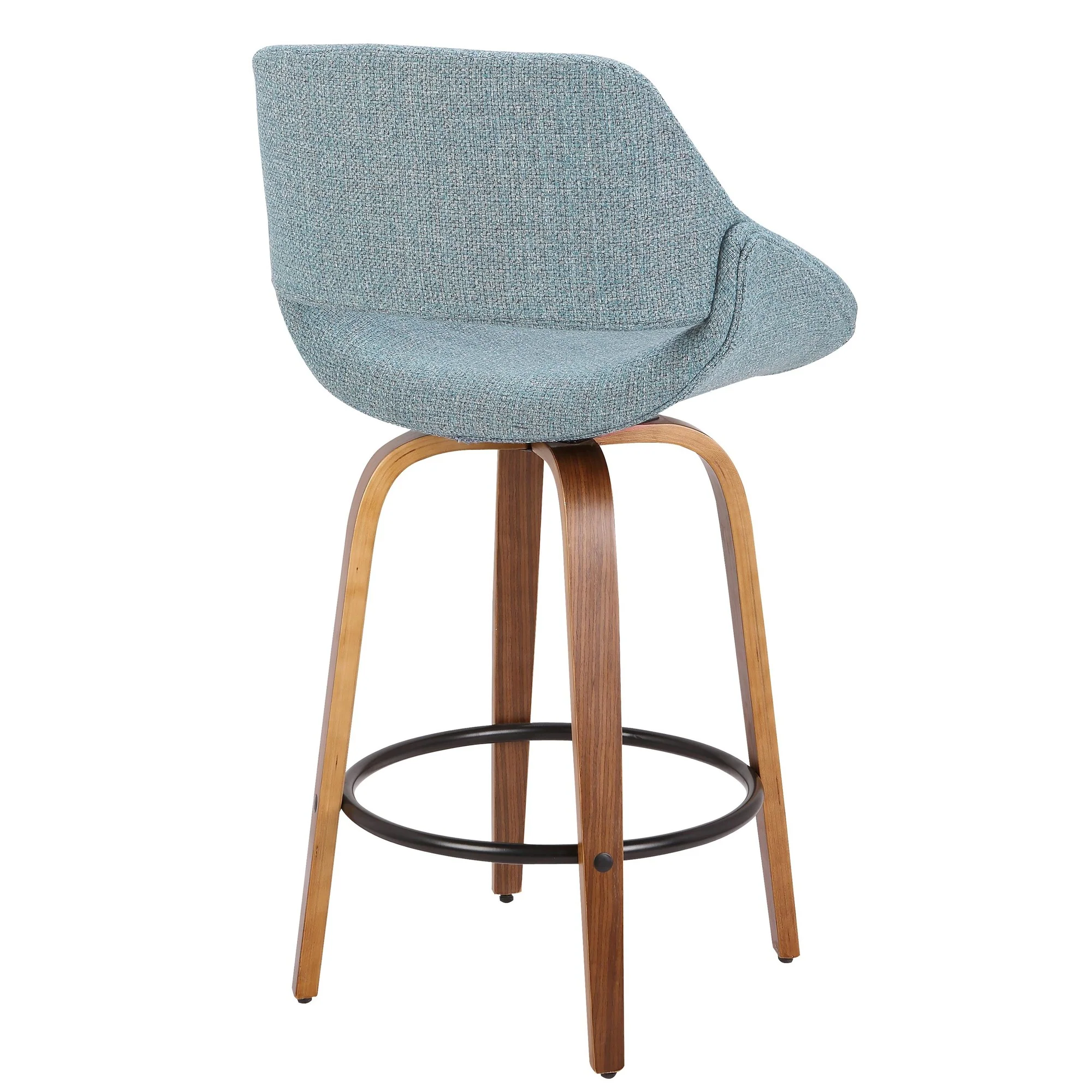 Fabrico Counter Stool - Set of 2 Blue By LumiSource - B26-FBCO2Q WL+BU2 - Image 10
