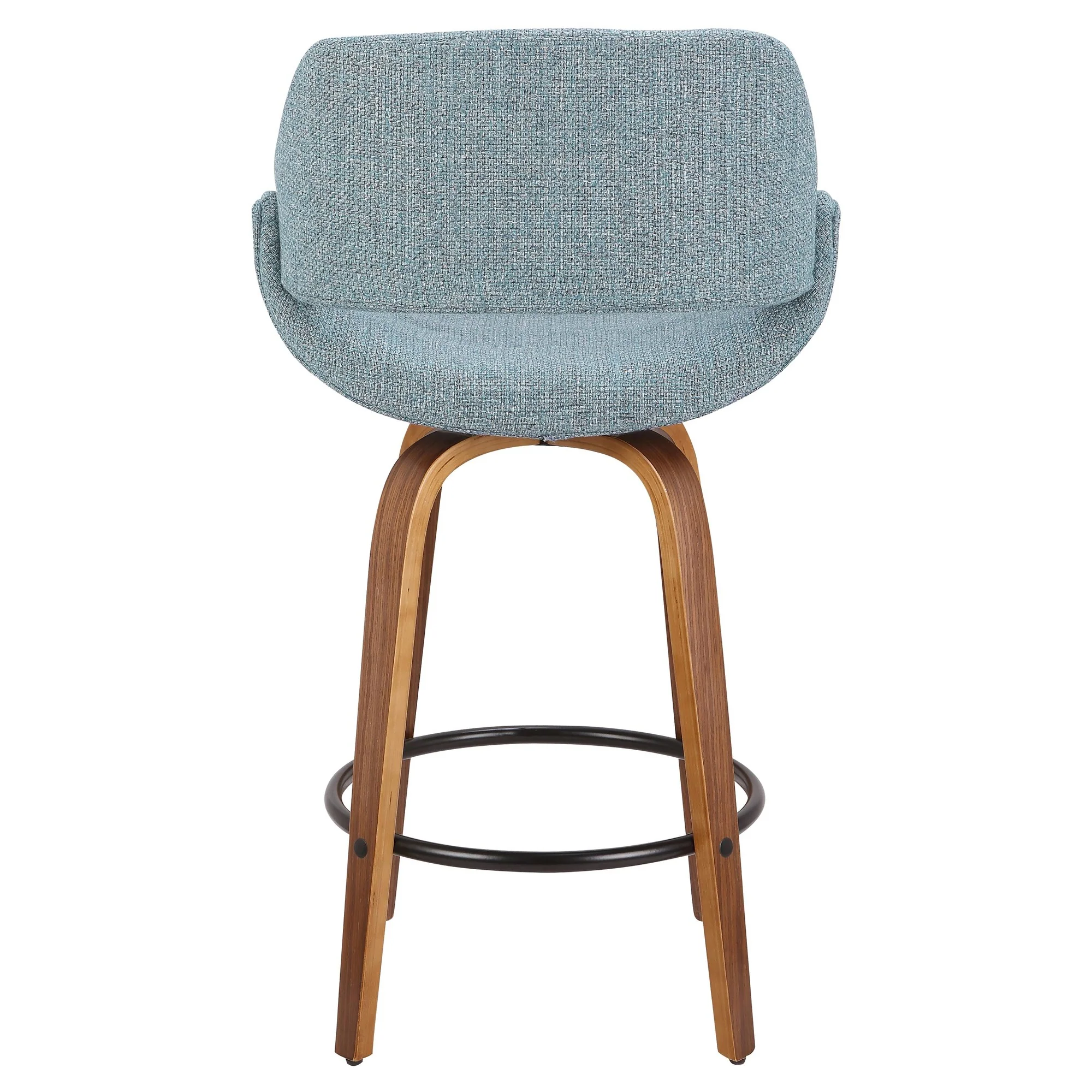 Fabrico Counter Stool - Set of 2 Blue By LumiSource - B26-FBCO2Q WL+BU2 - Image 11