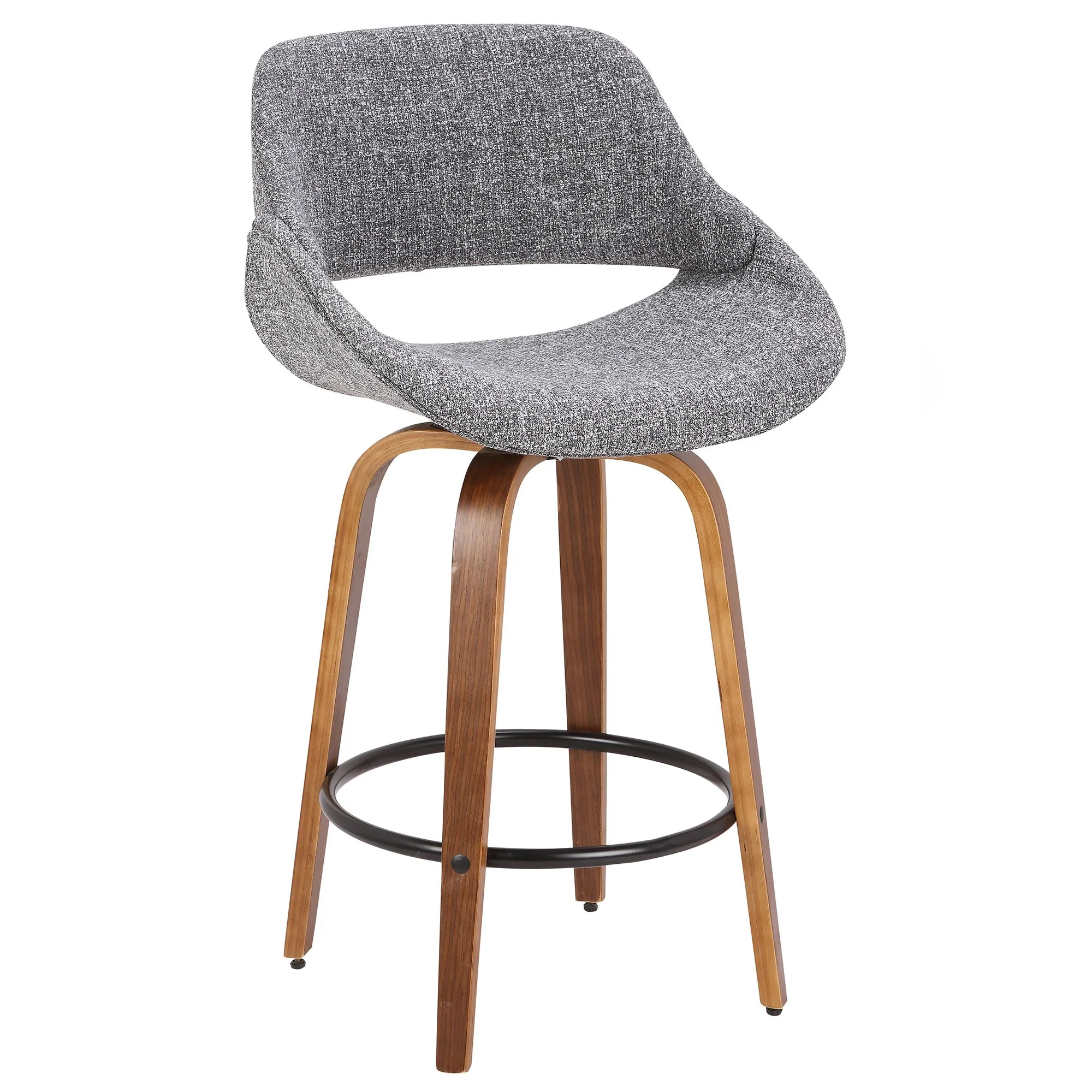 Fabrico Counter Stool - Set of 2 Blue By LumiSource - B26-FBCO2Q WL+BU2 - Image 28
