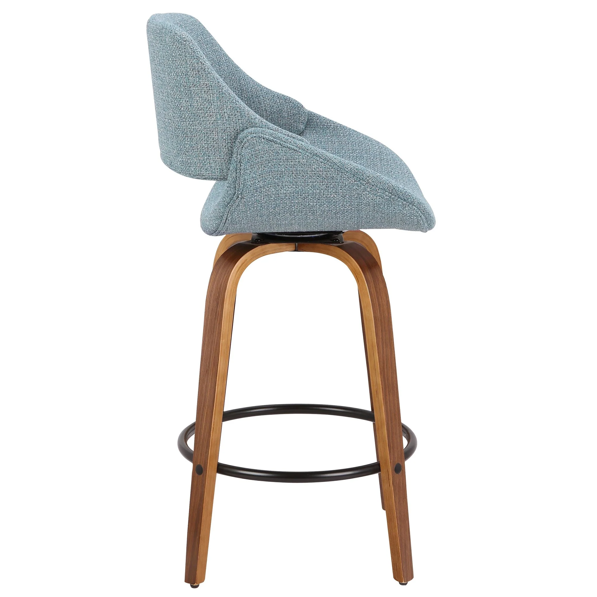 Fabrico Counter Stool - Set of 2 Blue By LumiSource - B26-FBCO2Q WL+BU2 - Image 9