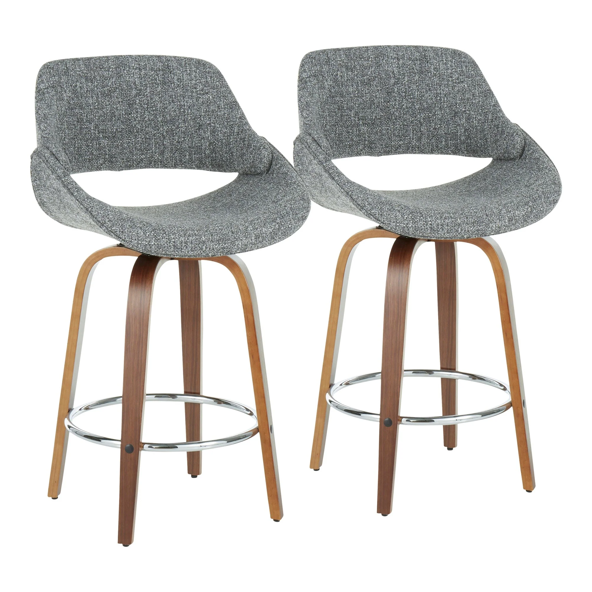 Fabrico Counter Stool - Set of 2 Blue By LumiSource - B26-FBCO2R WLBU2 - Image 23