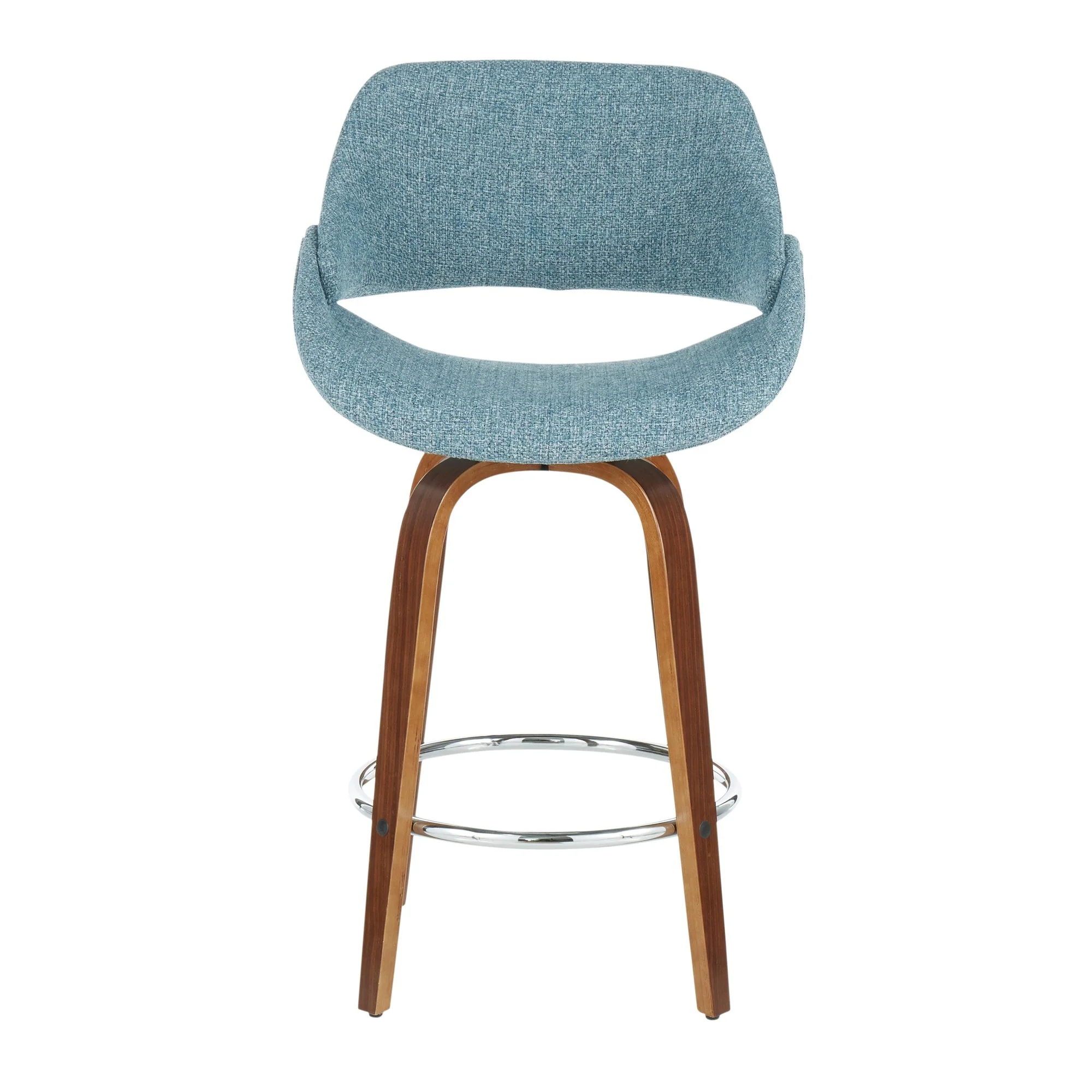 Fabrico Counter Stool - Set of 2 Blue By LumiSource - B26-FBCO2R WLBU2 - Image 3