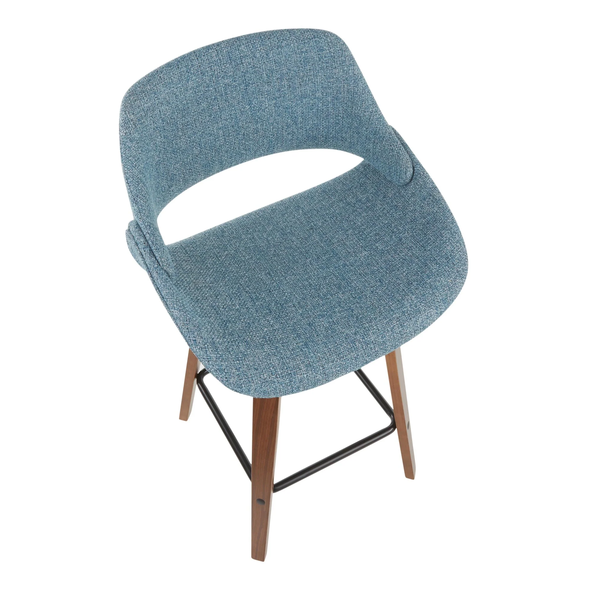 Fabrico Counter Stool - Set of 2 Blue By LumiSource - B26-FBCO2X WLBU2 - Image 4