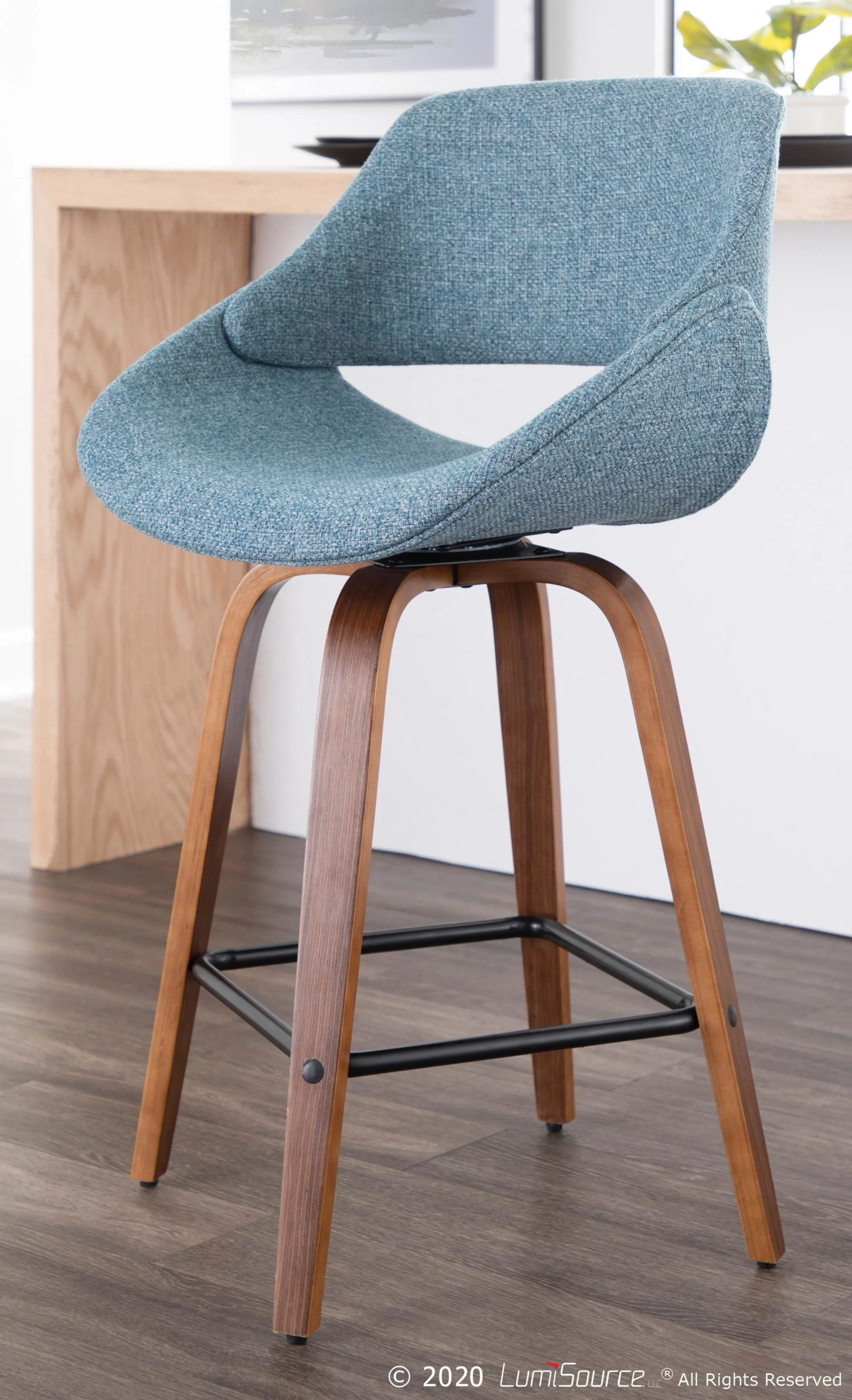 Fabrico Counter Stool - Set of 2 Blue By LumiSource - B26-FBCO2X WLBU2 - Image 6